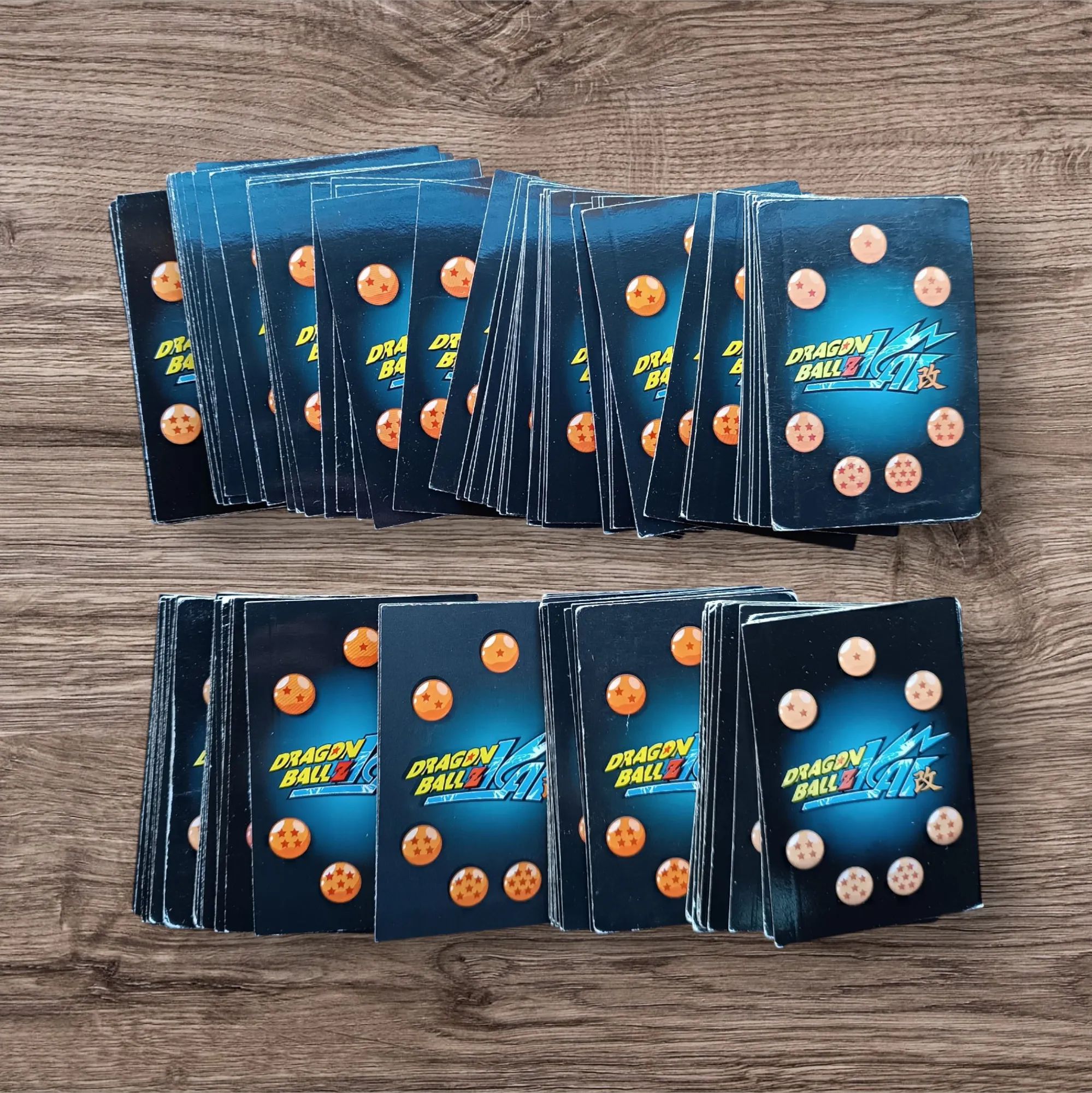 Lote 131 cartas Dragon Ball Z varias series