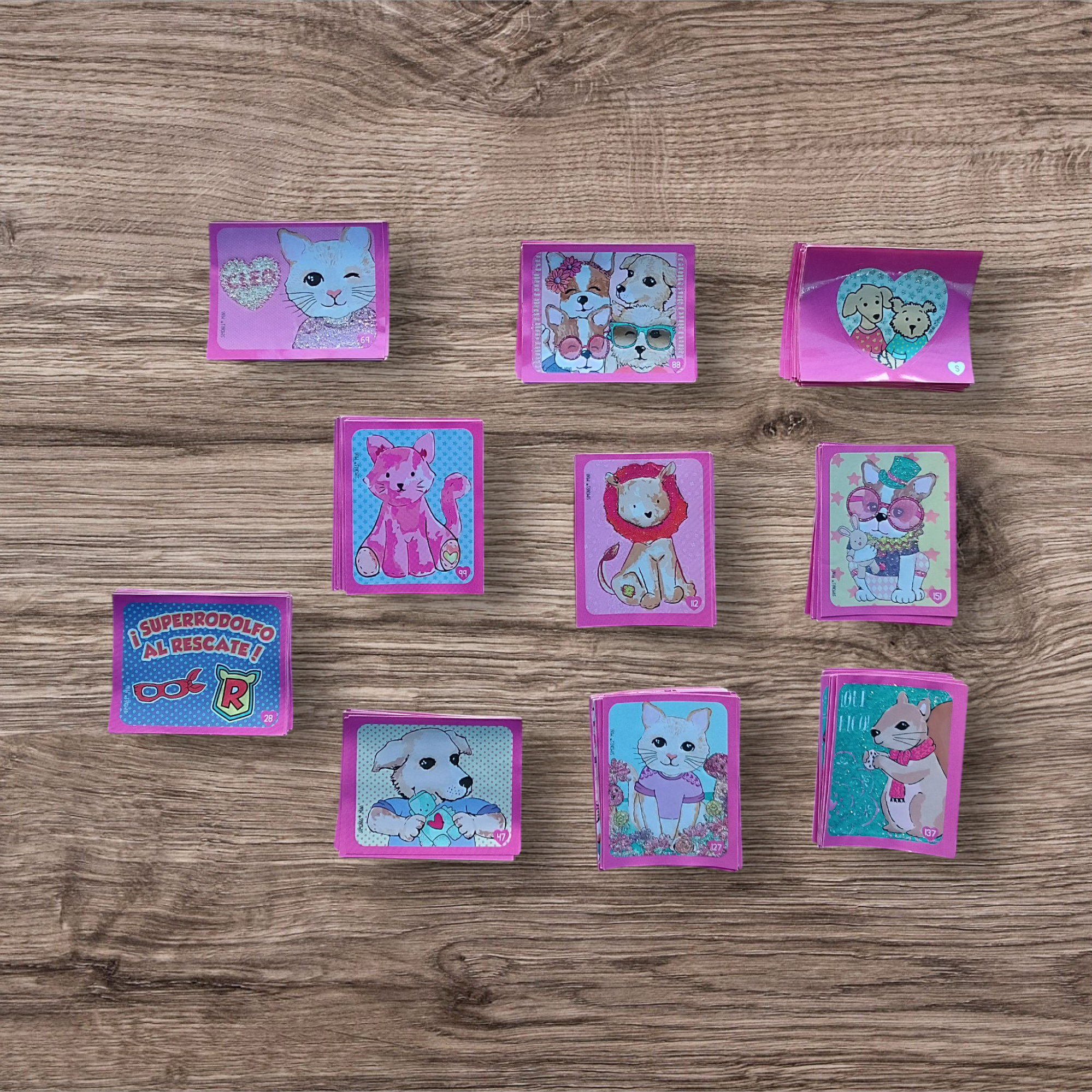 Lote 164 figuritas sin repetir Simones Mini