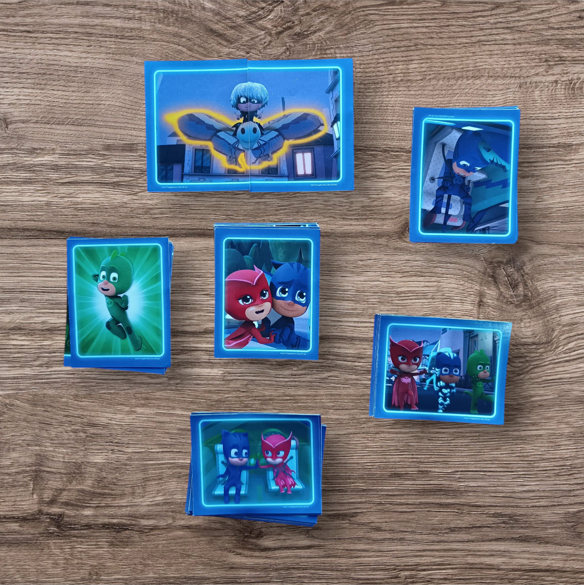 Lote 67 figuritas sin repetir Pj Masks