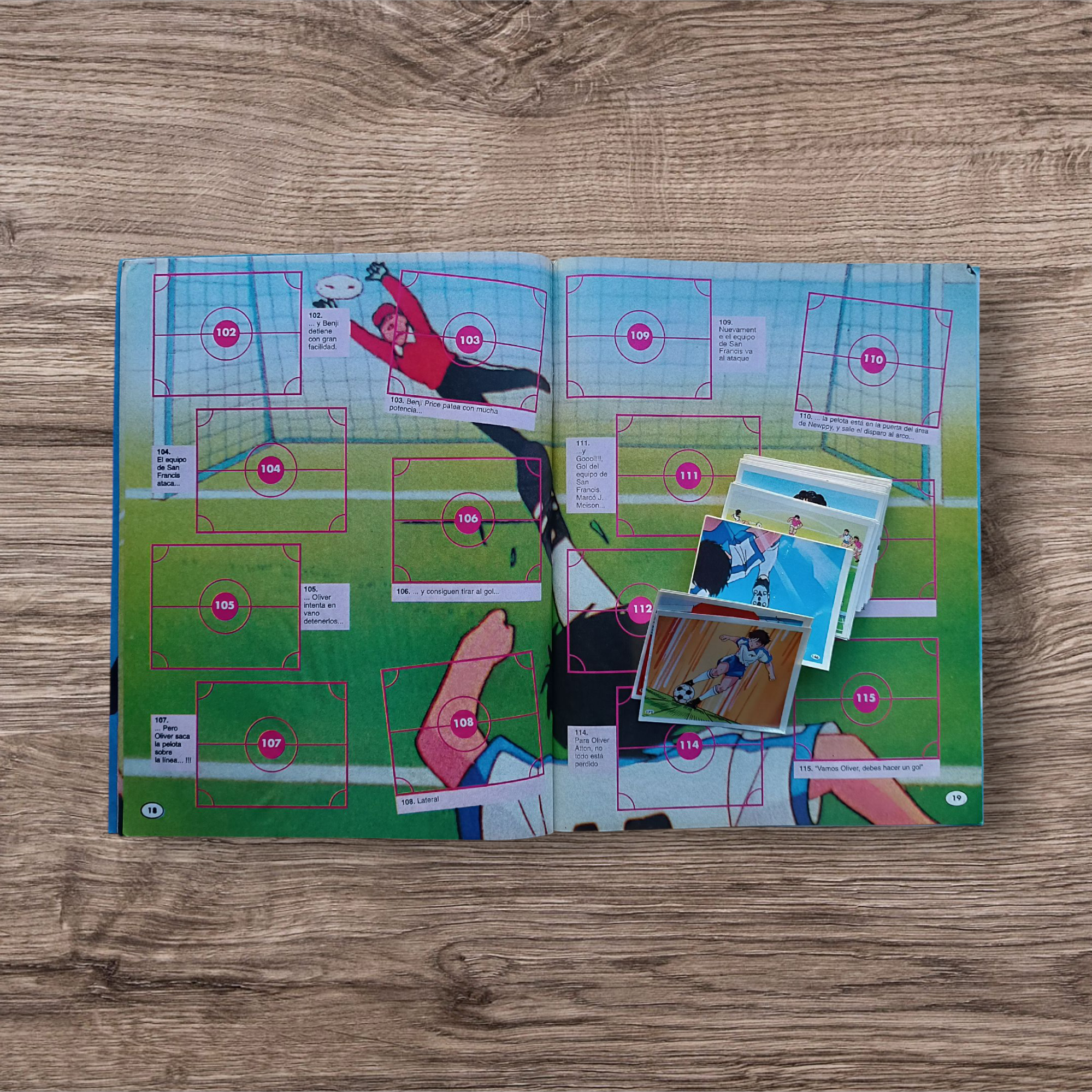 Álbum + 61 figuritas sin repetir Supercampeones