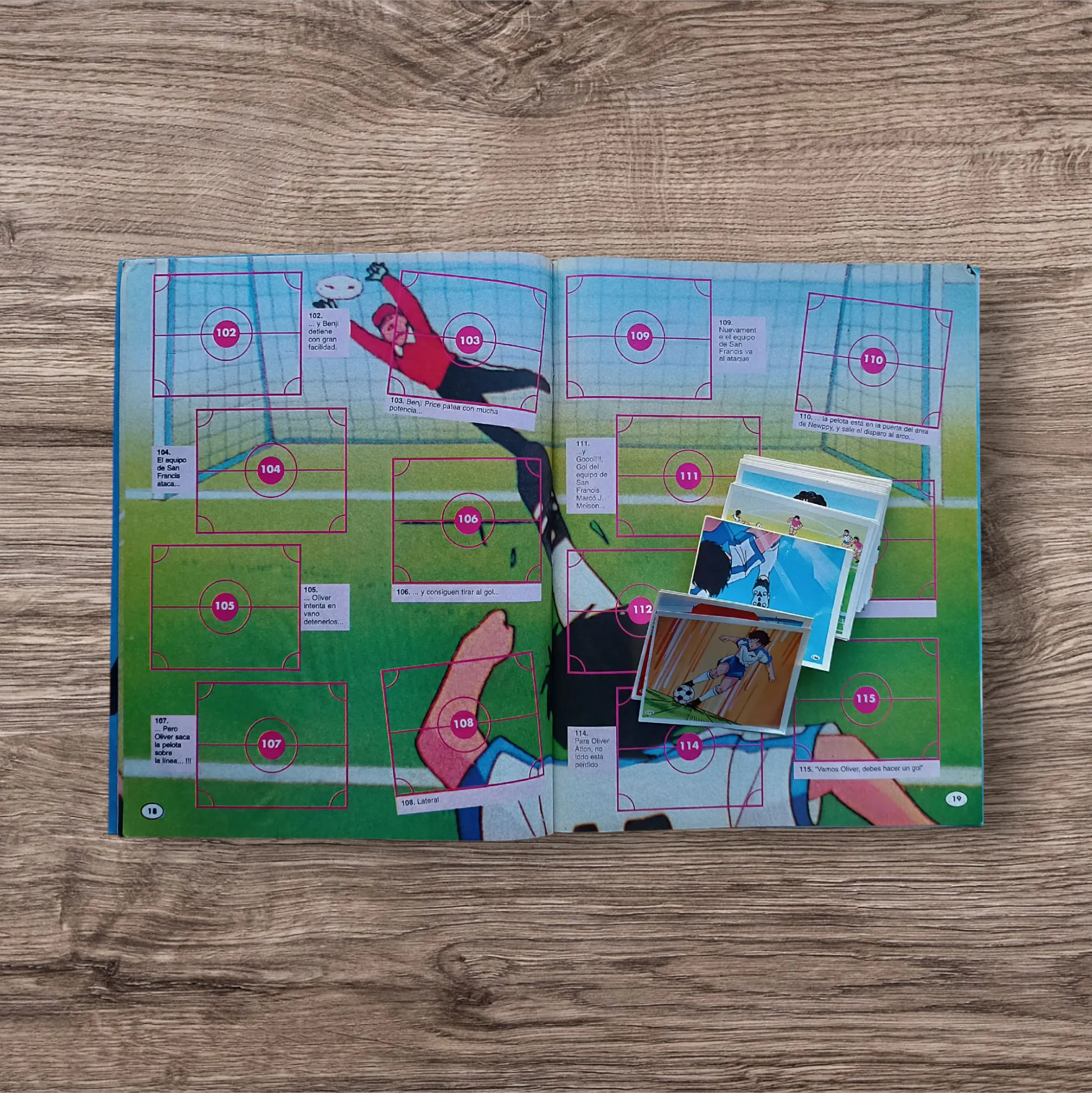 Álbum + 61 figuritas sin repetir Supercampeones