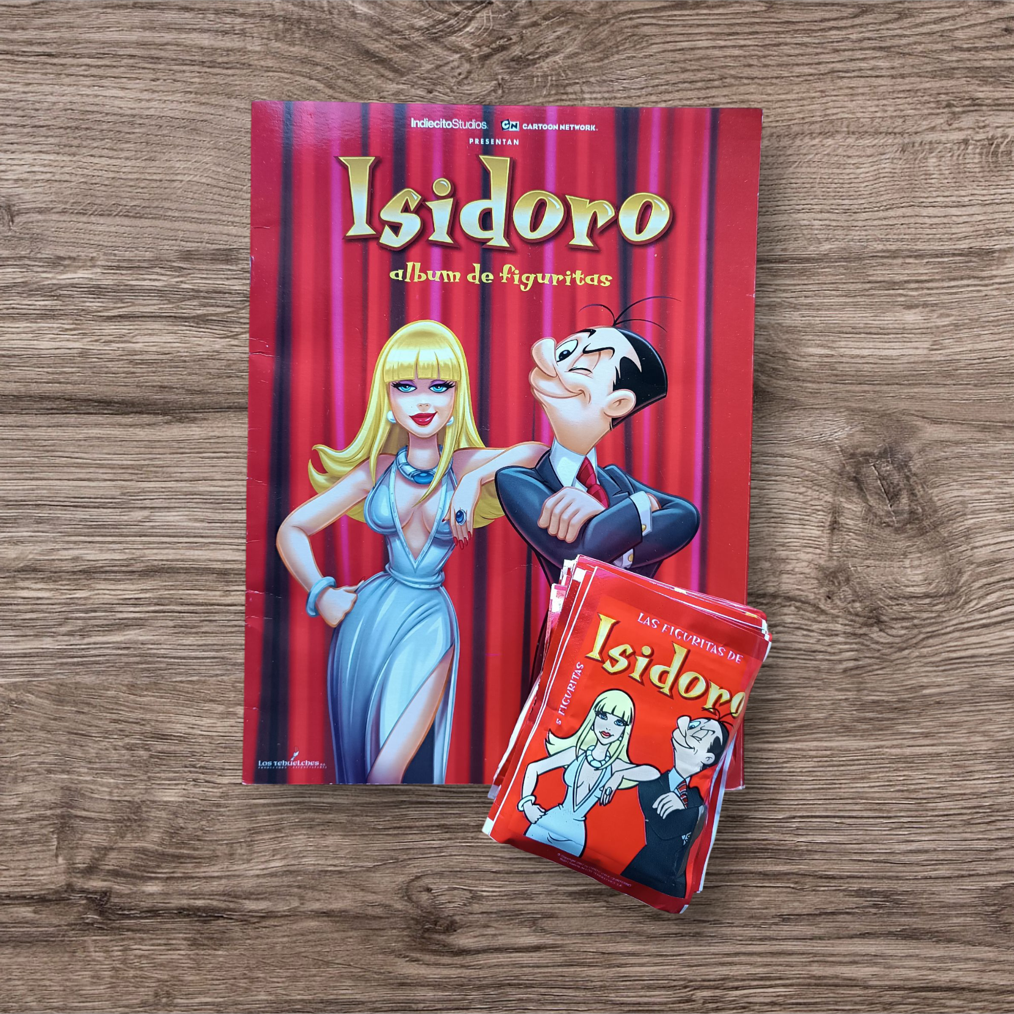 Combo álbum + 50 sobres de figuritas Isidoro Cañones