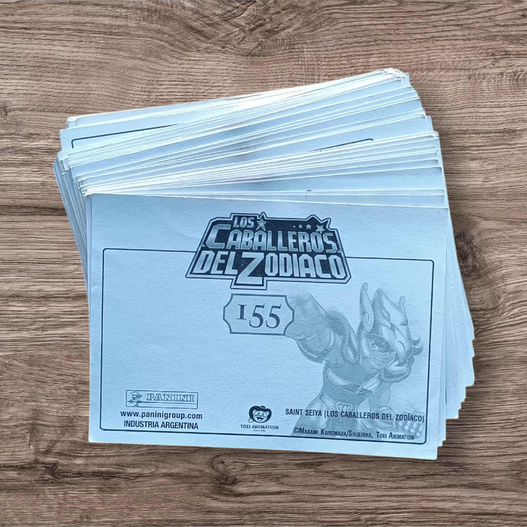 Lote 108 figuritas sin repetir Caballeros del Zodiaco