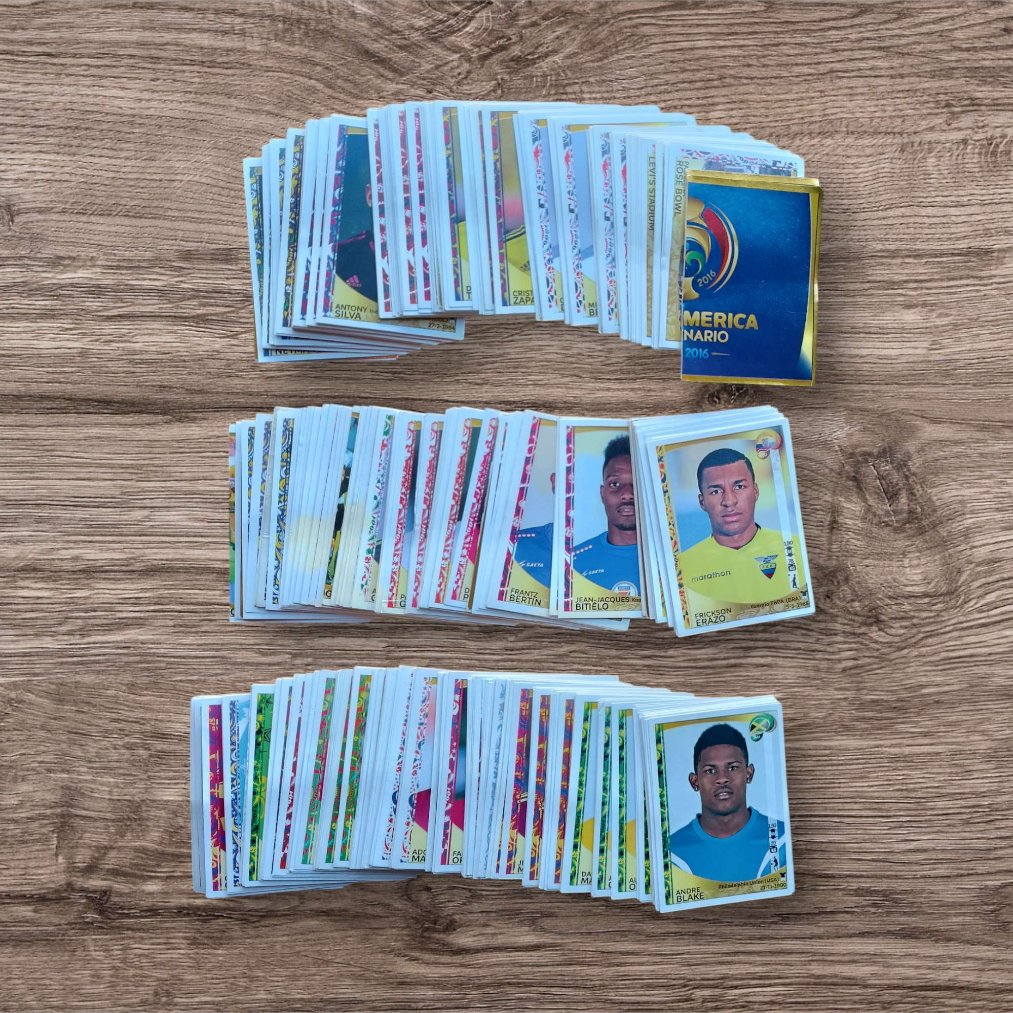 Lote 417 figuritas sin repetir Copa América Centenario 2016