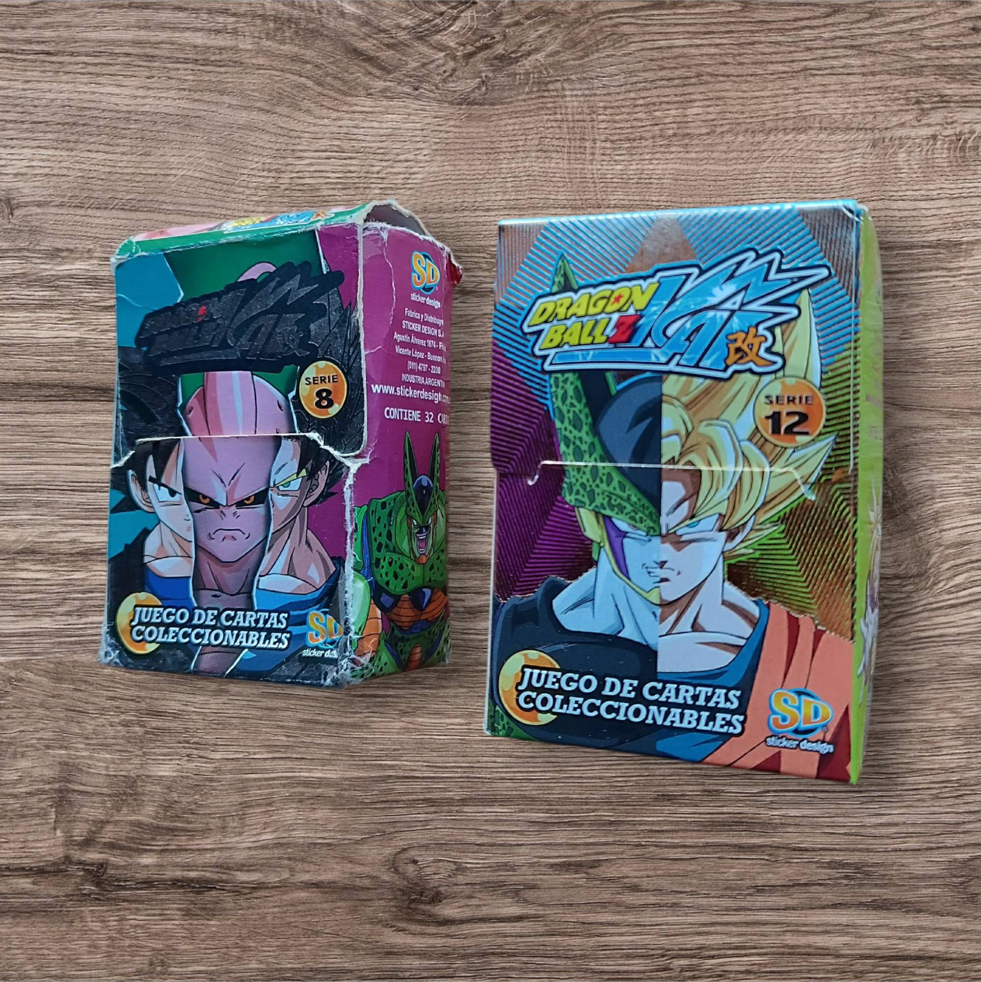 Lote 75 cartas Dragon Ball Z series 8 y 12