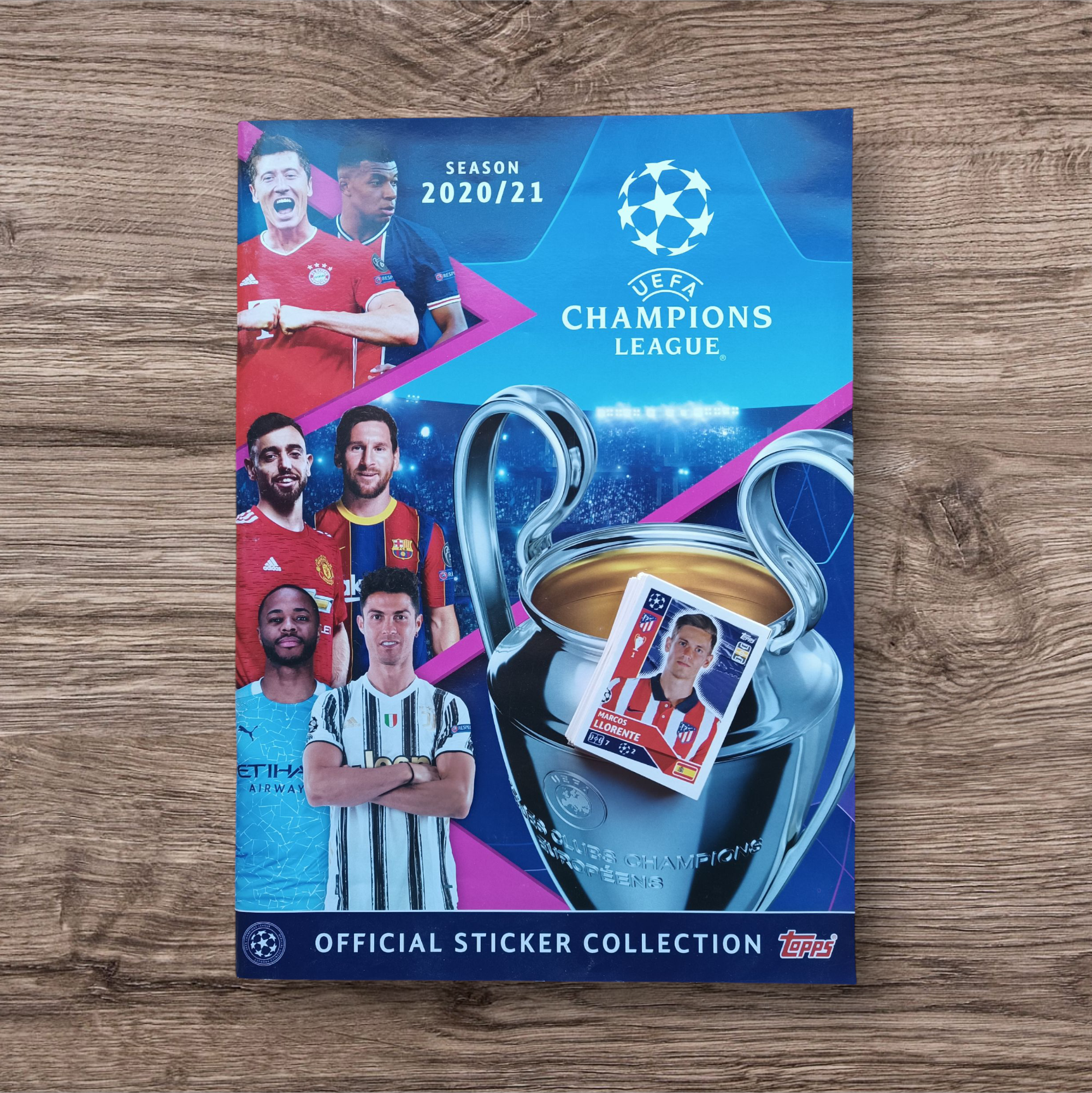 Álbum + 92 figuritas Champions League 2020/21