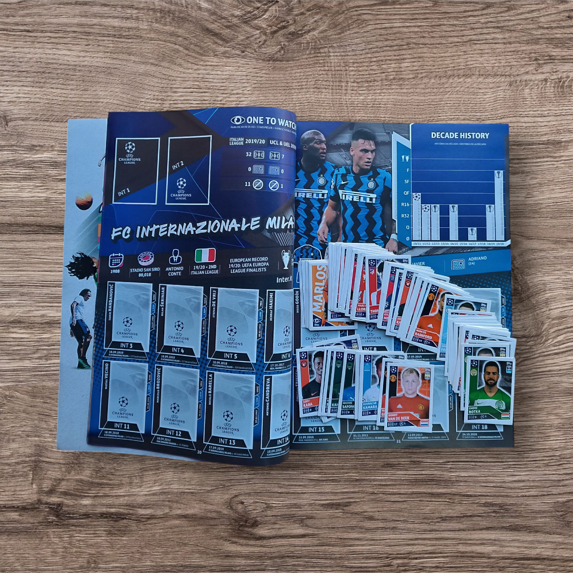 Álbum + 92 figuritas Champions League 2020/21