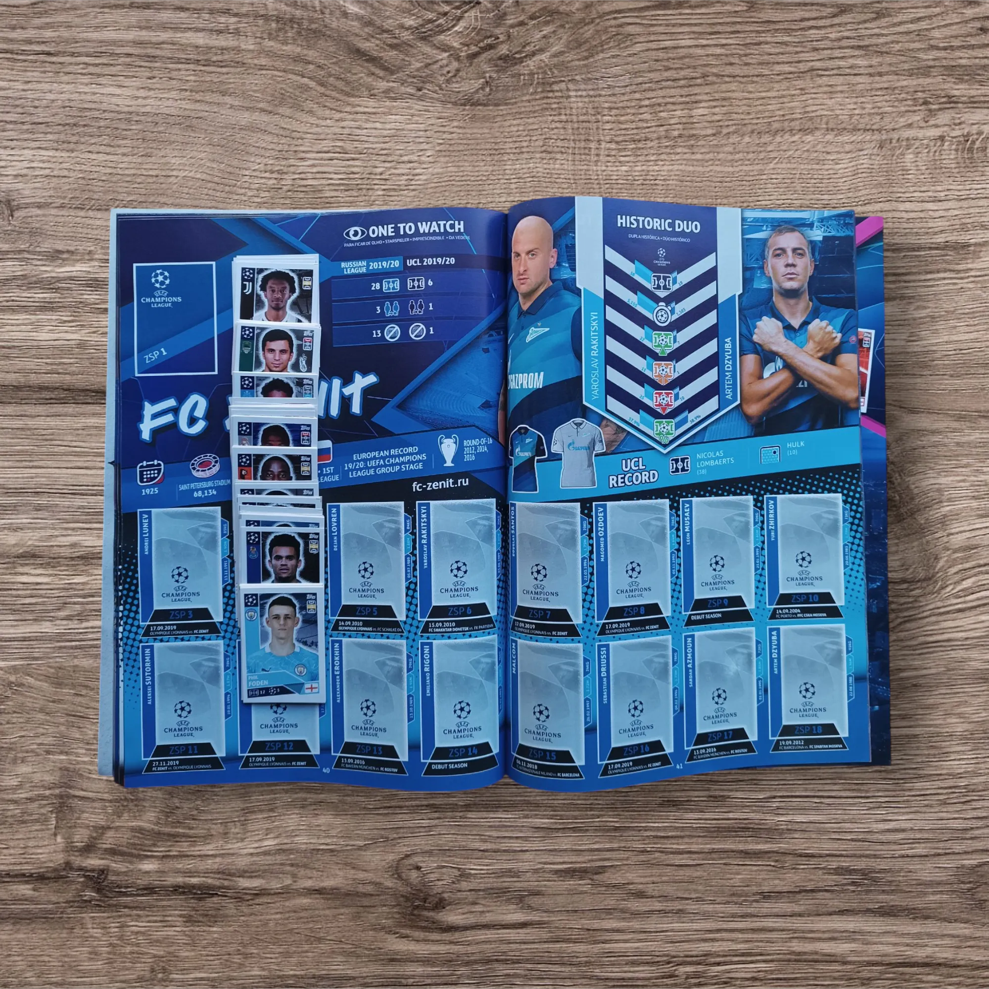 Álbum + 92 figuritas Champions League 2020/21