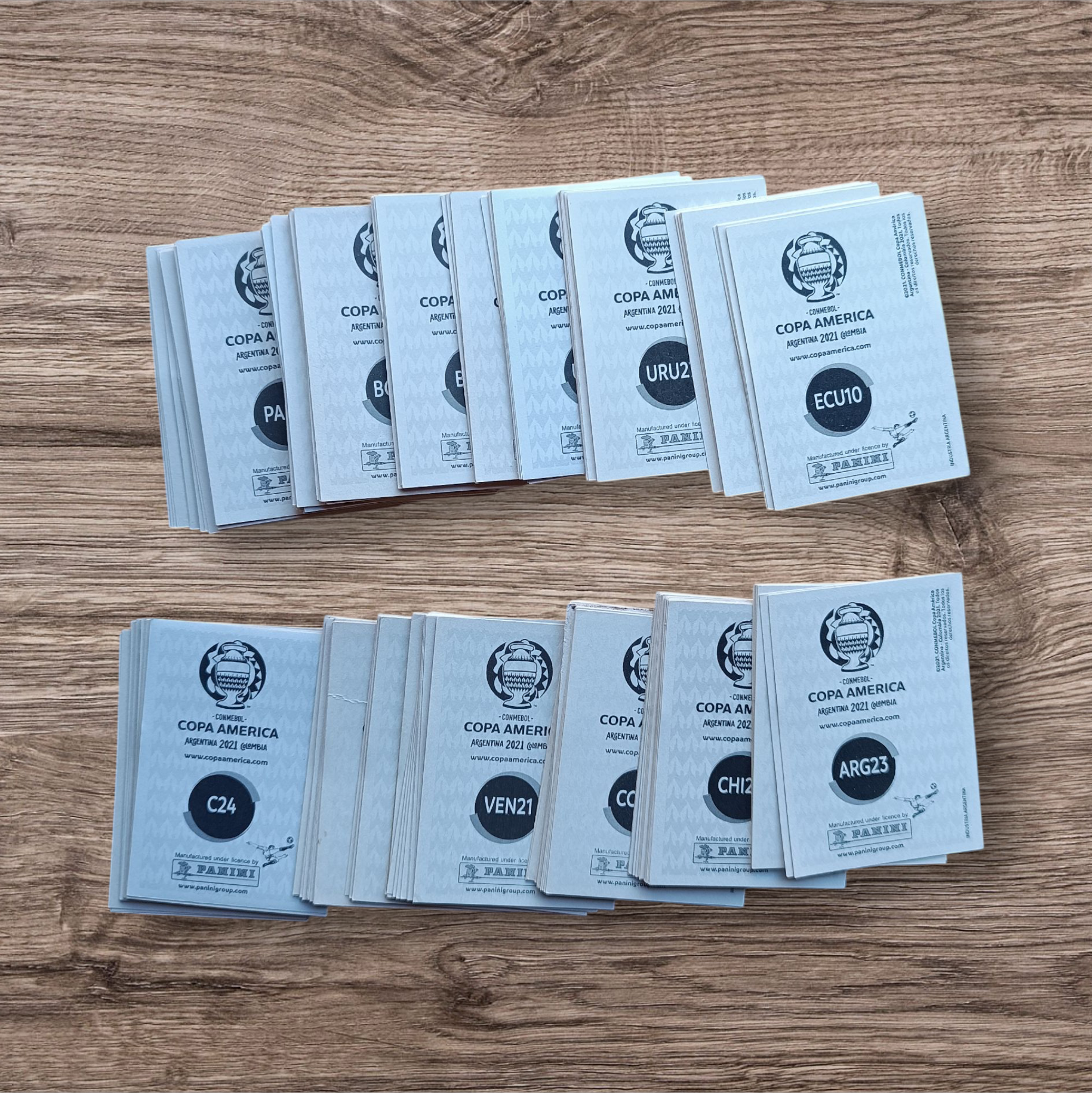 Lote 180 figuritas sin repetir Copa América 2021