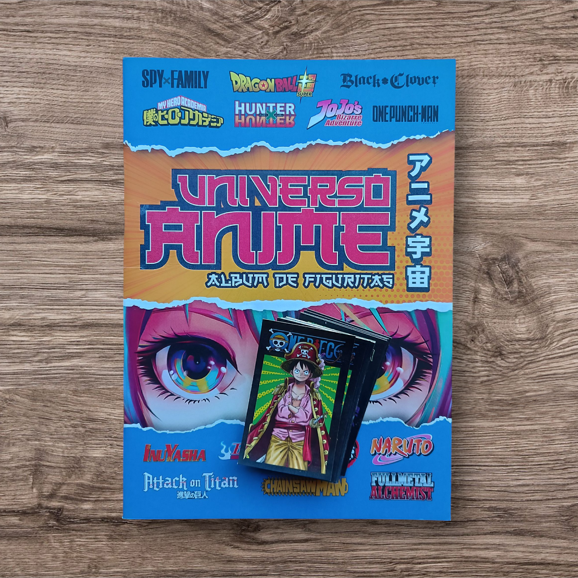 Álbum + 21 cartas Mundo Animé