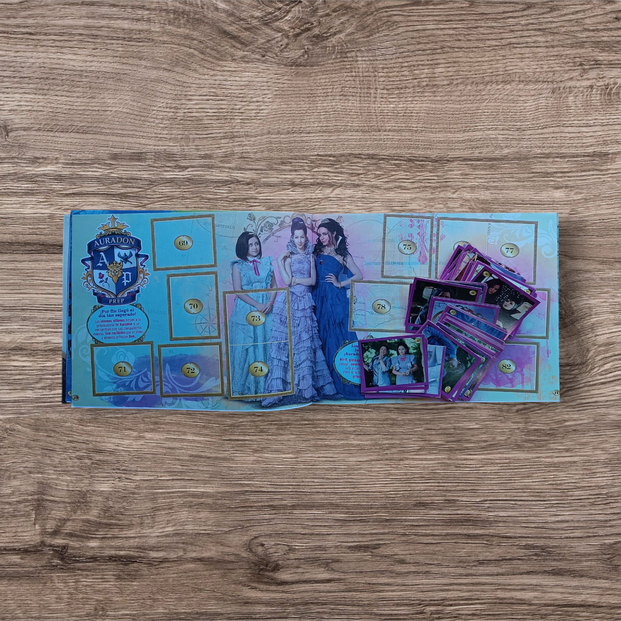 Álbum + 145 figuritas sin repetir Descendientes