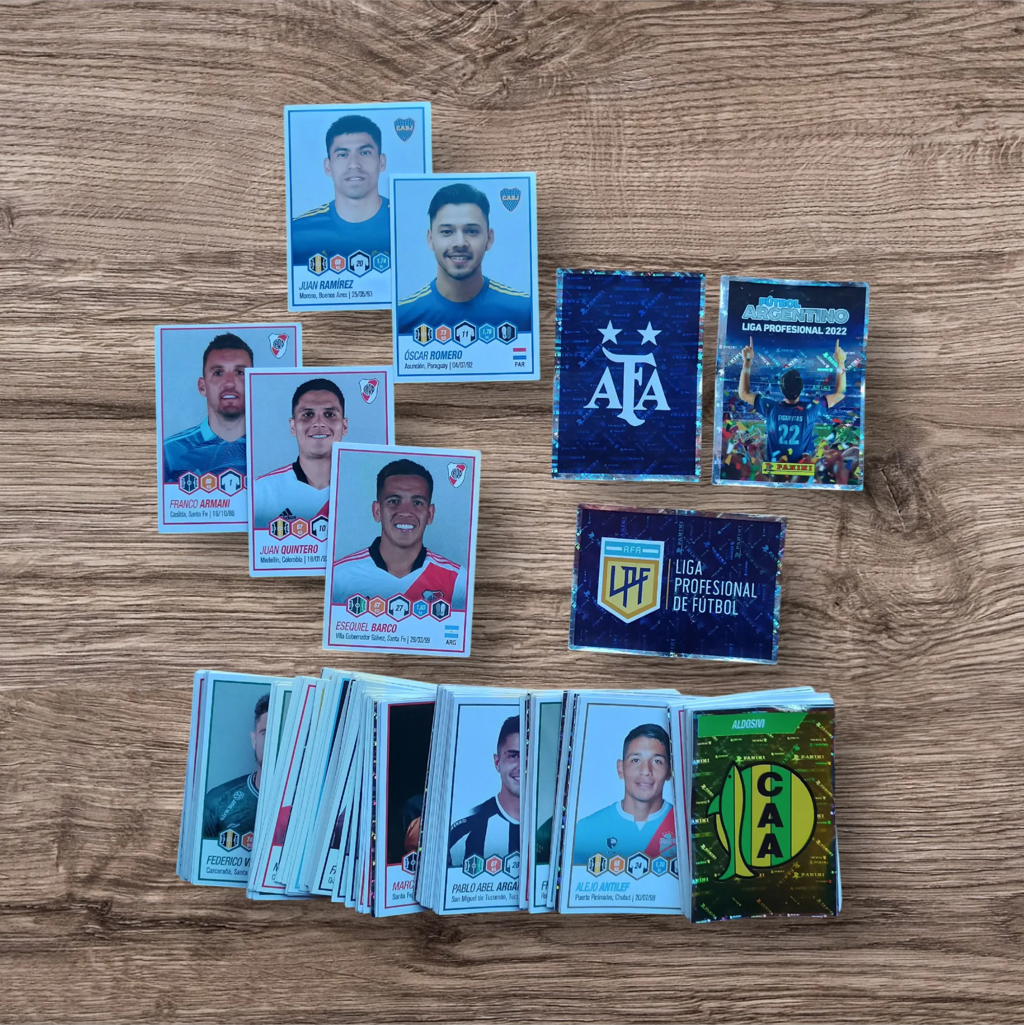 Lote 178 figuritas sin repetir Fútbol Argentino 2022