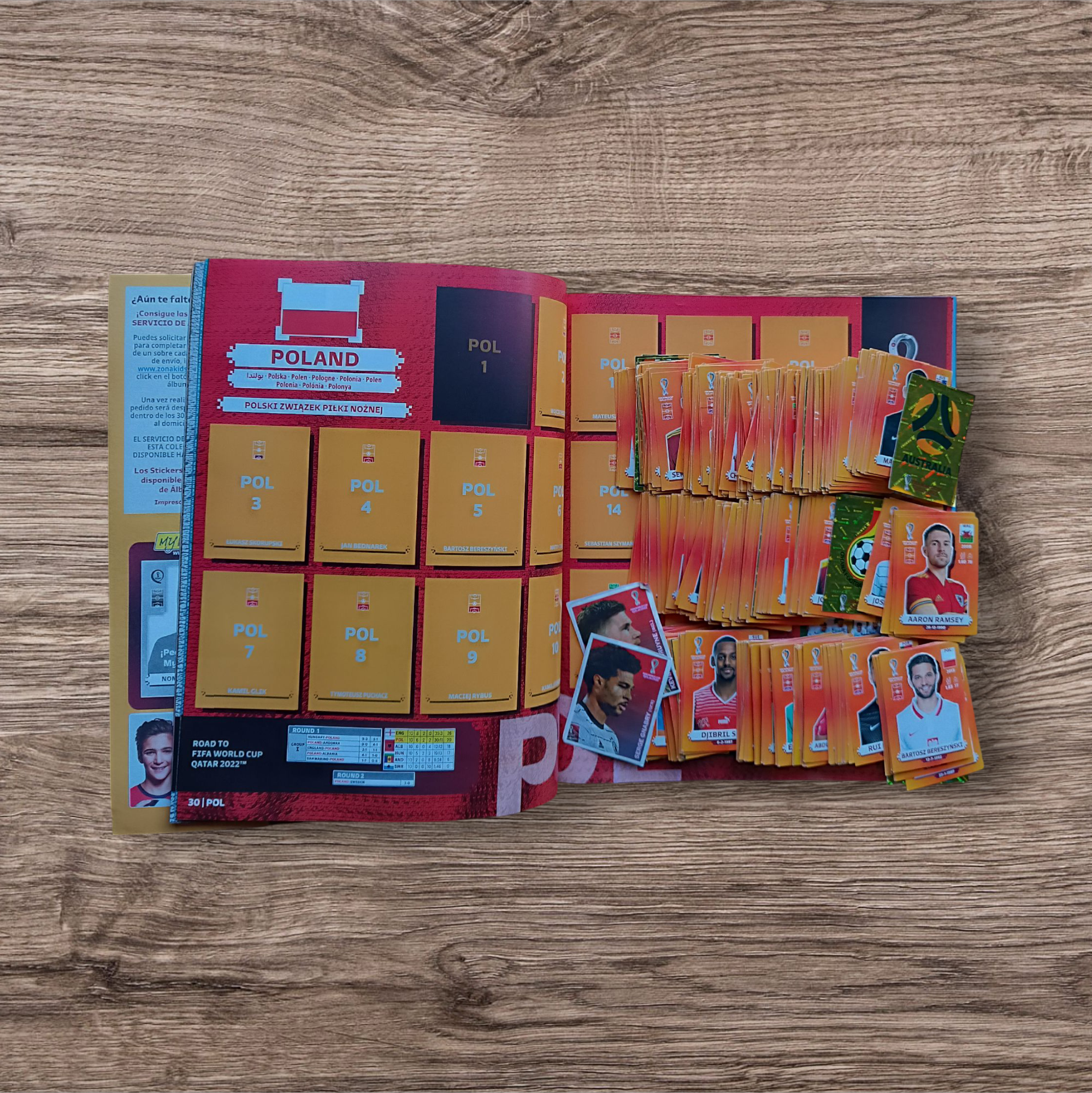 Álbum + 588 figuritas sin repetir Mundial Qatar 2022