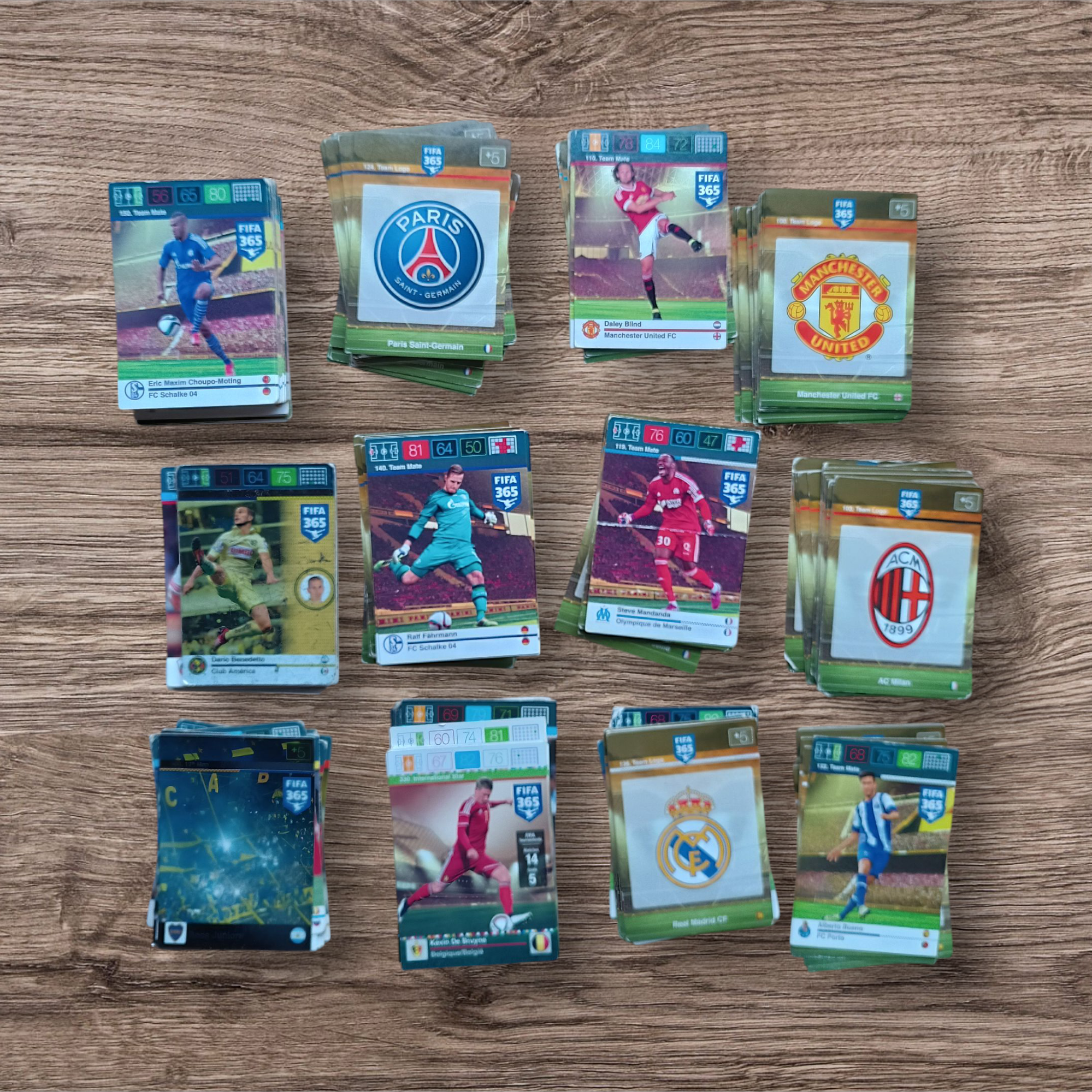 Impresionante lote 265 cartas Adrenalyn FIFA 365