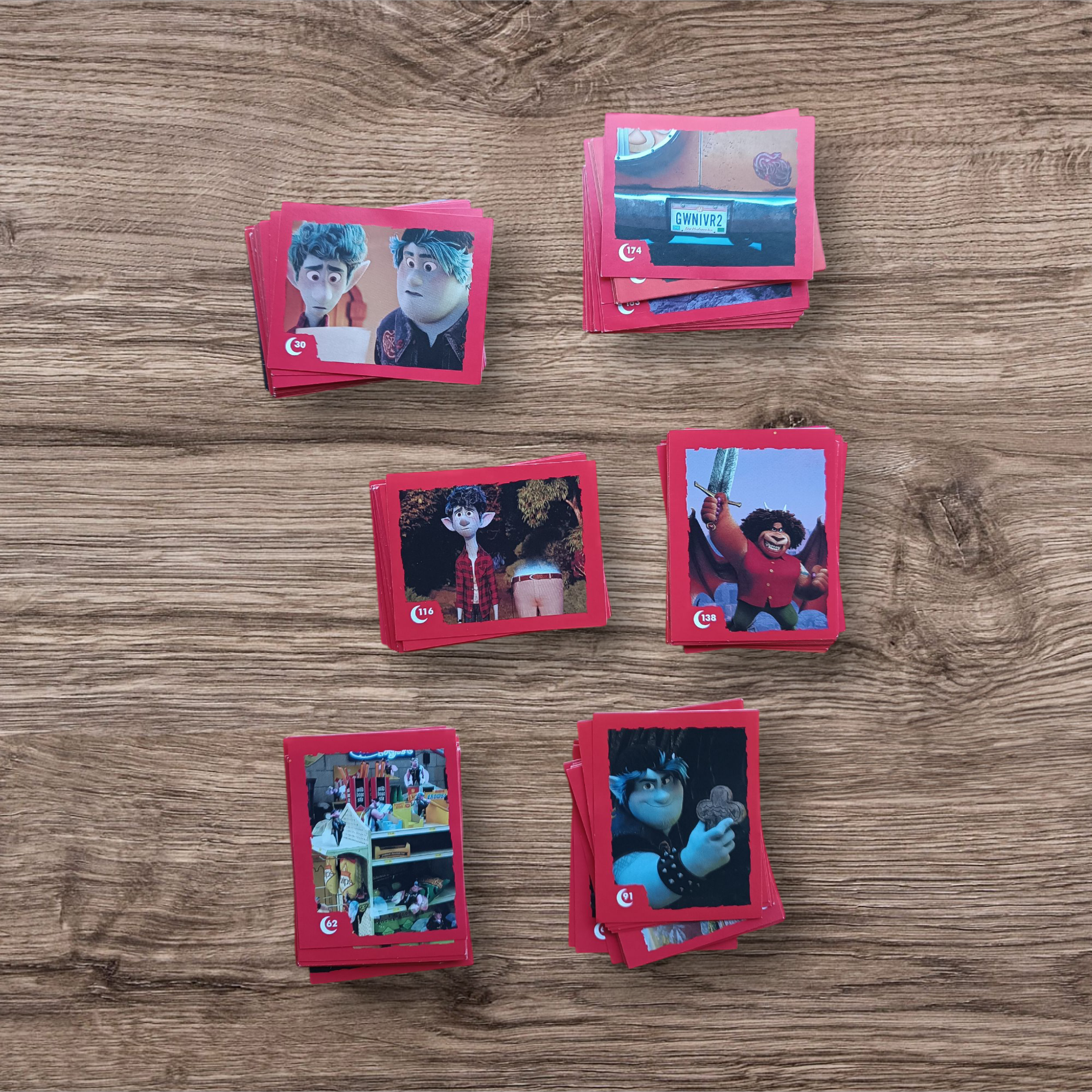 Lote 129 figuritas sin repetir de Unidos