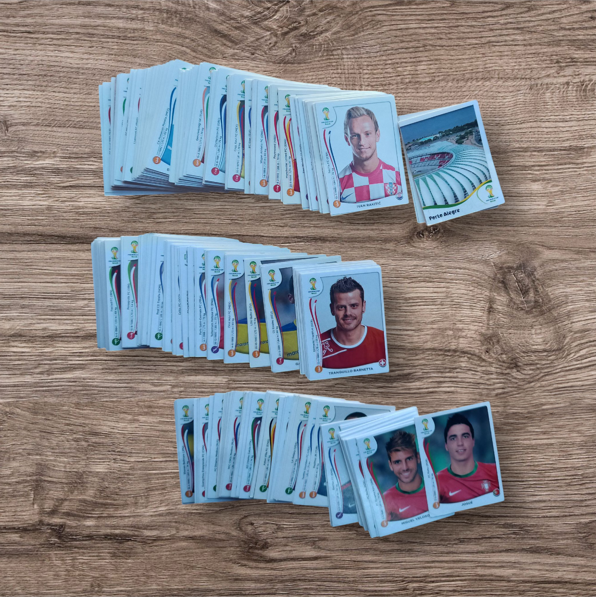 Lote 313 figuritas sin repetir Mundial Brasil 2014