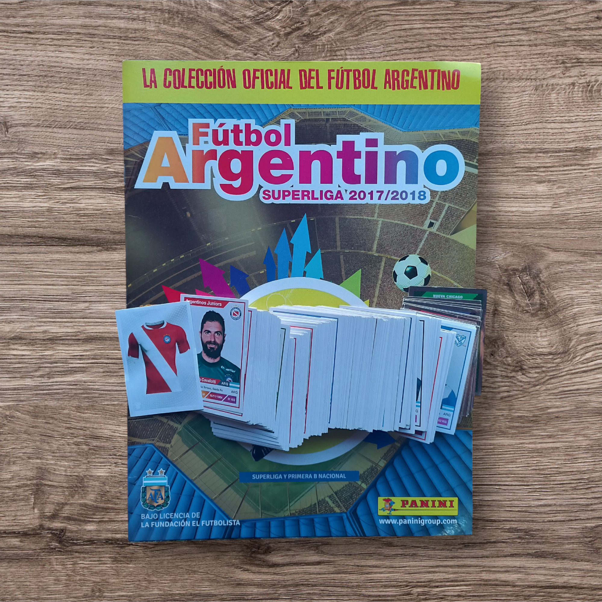 Álbum + 313 figuritas sin repetir Fútbol Argentino 2017/2018