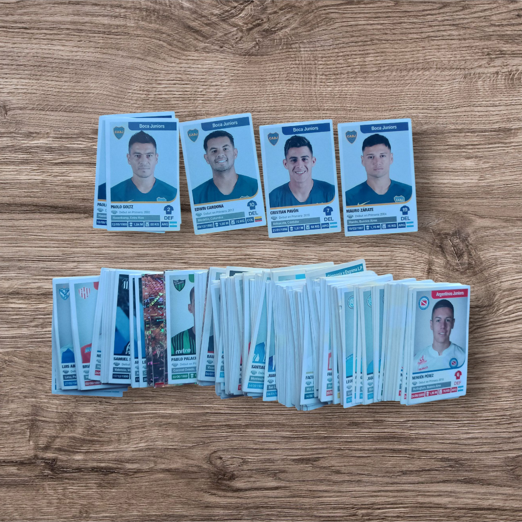 Lote 356 figuritas sin repetir Fútbol Argentino 2018-2019