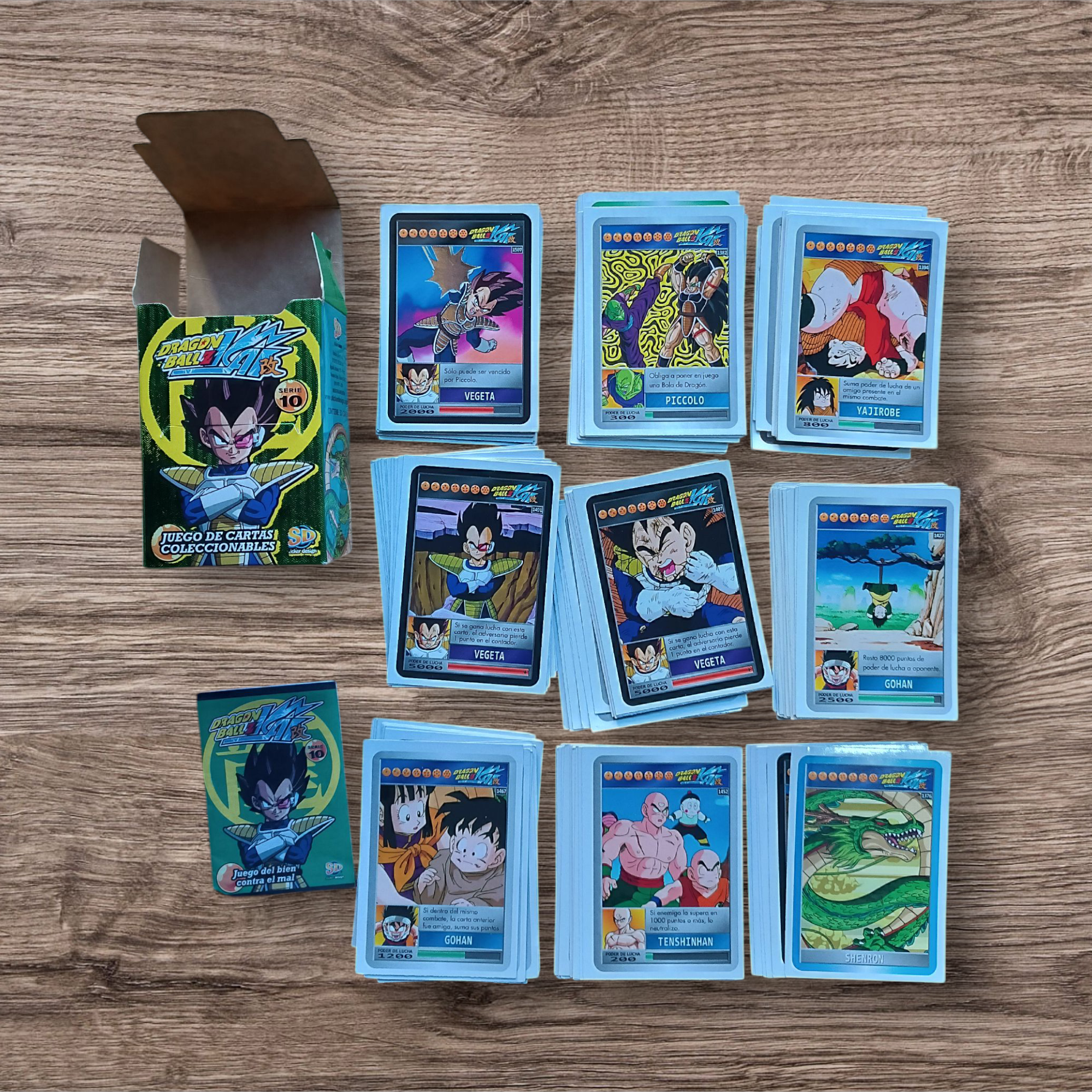 Lote 130 cartas Dragon Ball serie 10