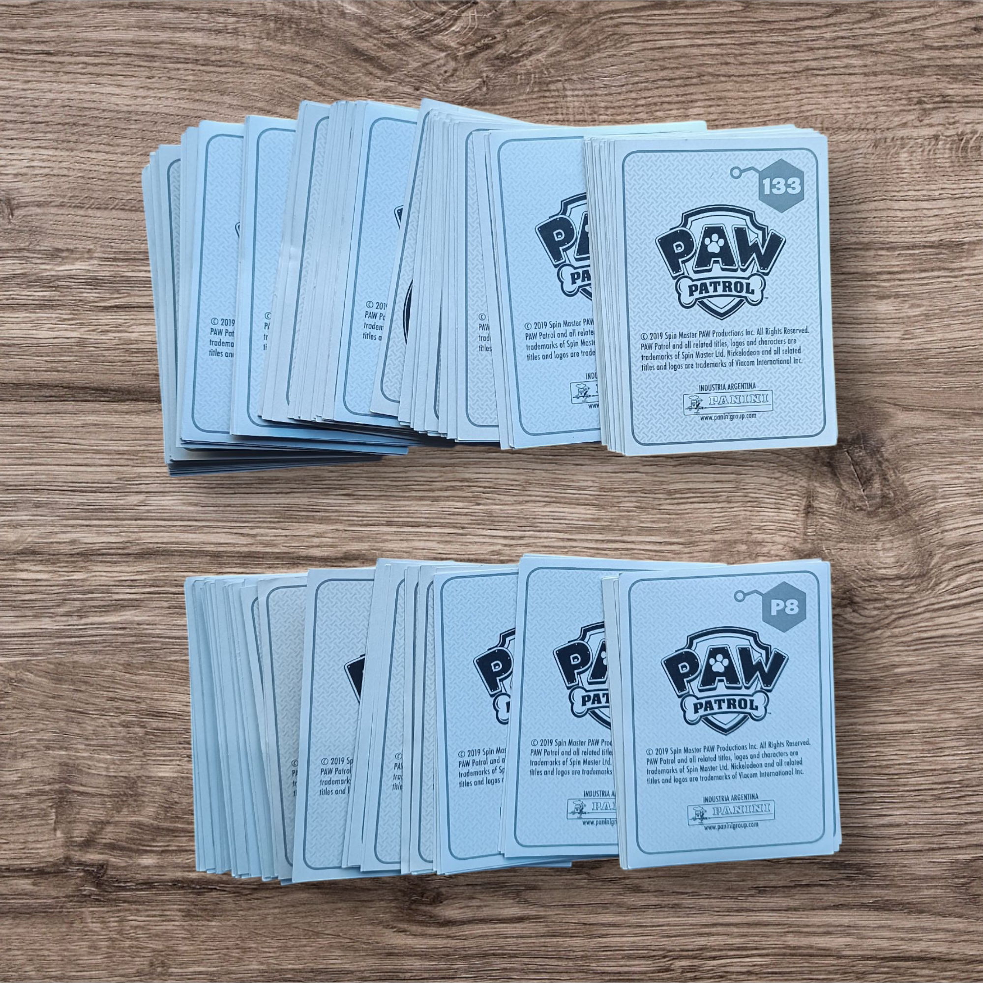 Lote 168 figuritas sin repetir Paw Patrol