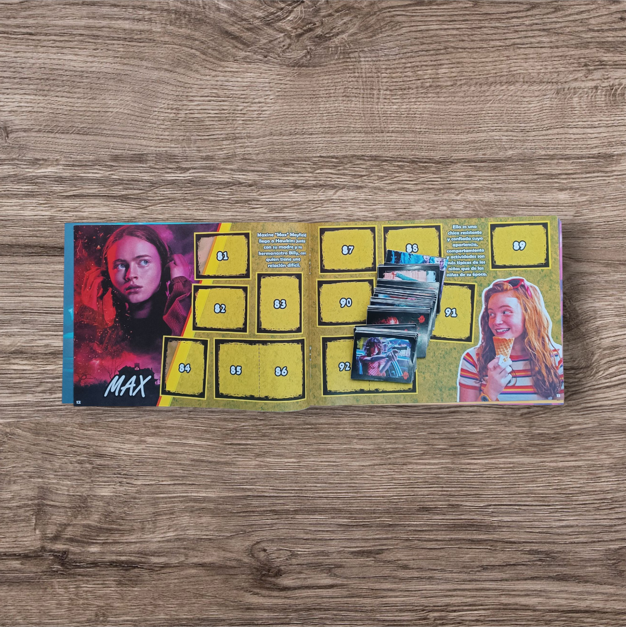 Álbum + 102 figuritas sin repetir Stranger Things