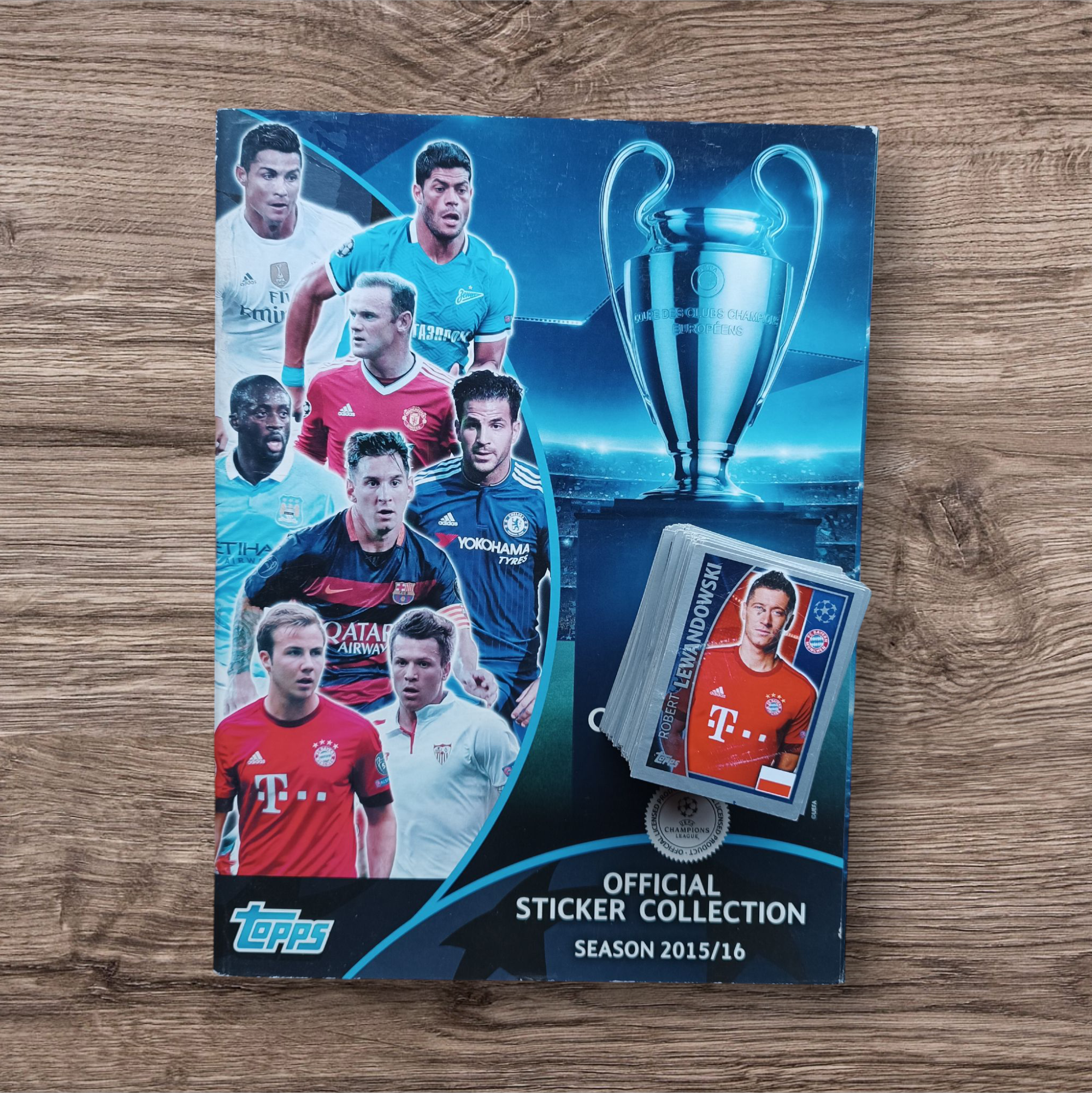 Álbum + 233 figuritas sin repetir Champions League 2015/16
