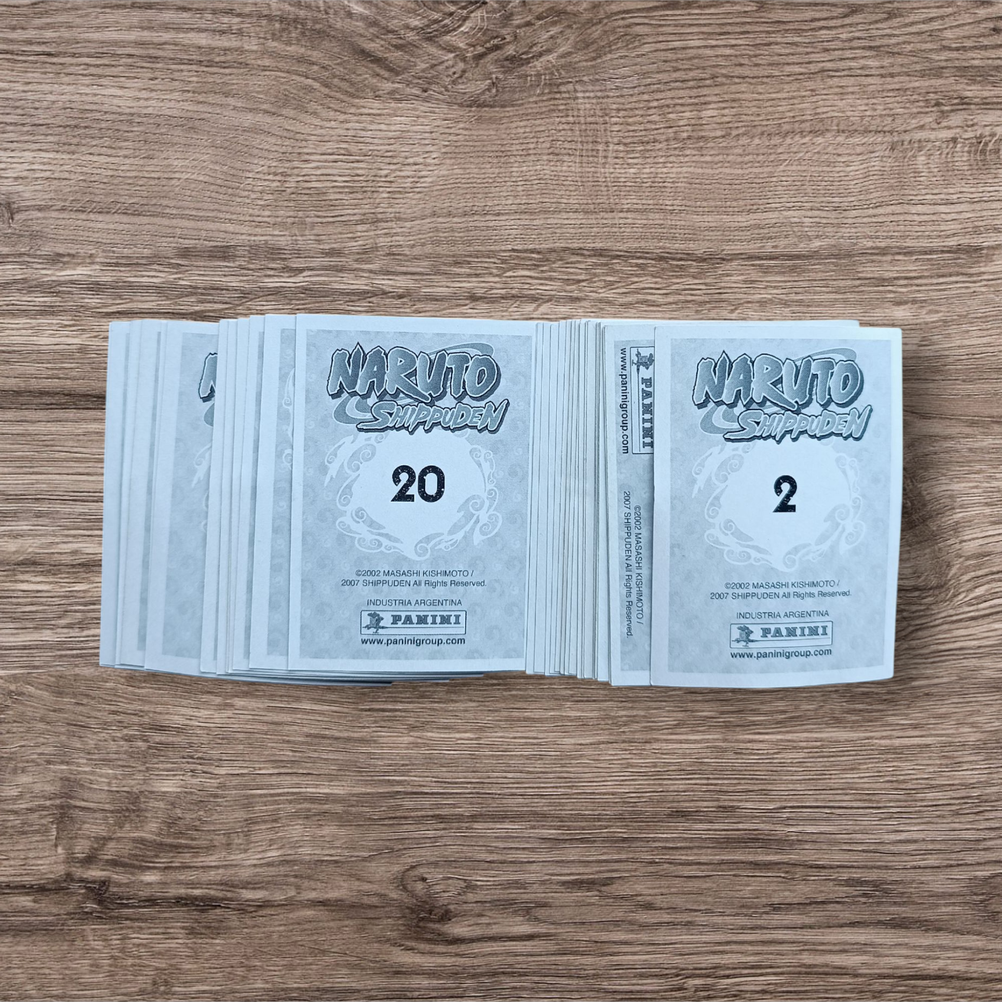 Lote 37 figuritas sin repetir Naruto Shippuden