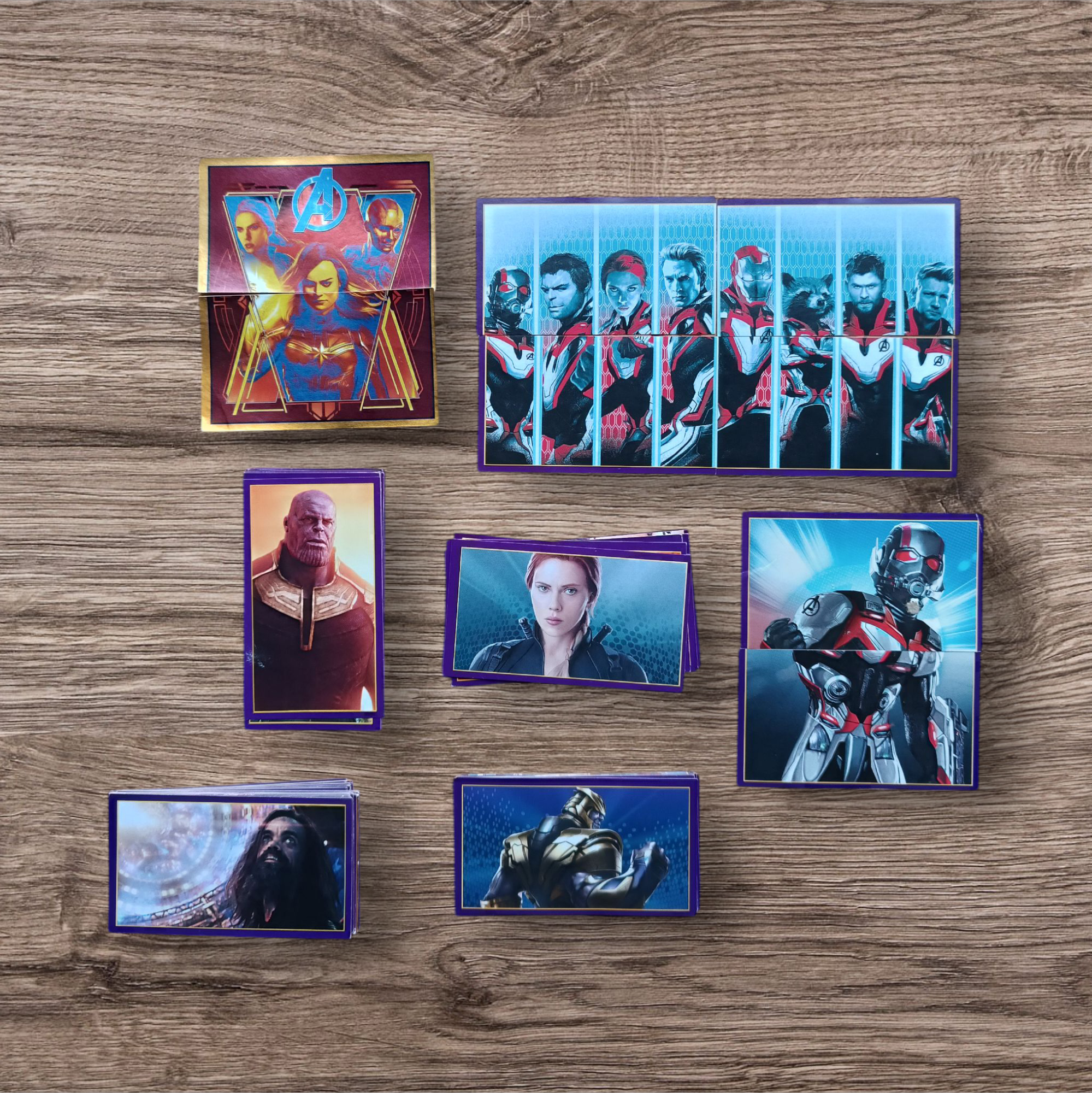 Lote 89 figuritas sin repetir Avengers Endgame