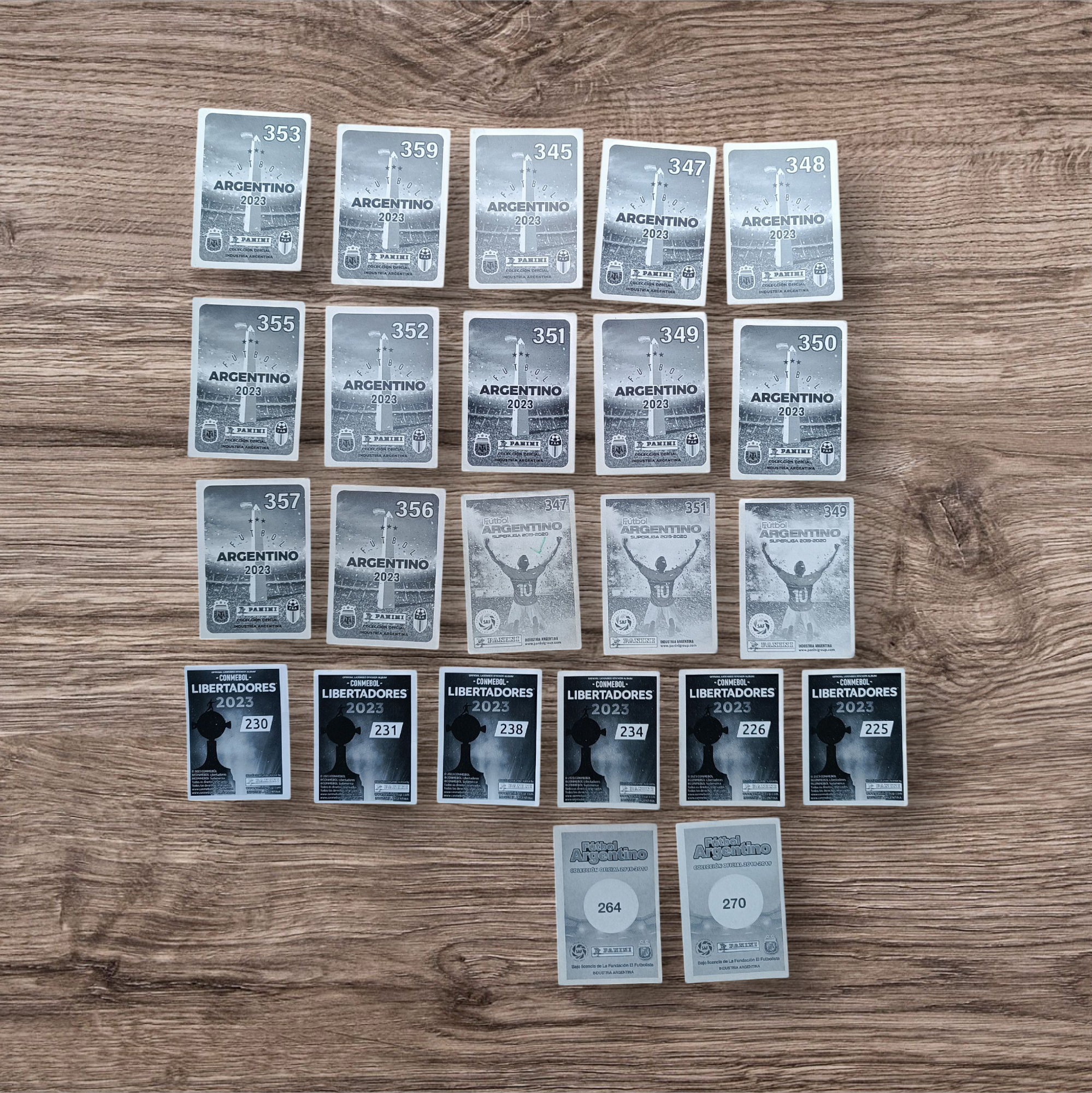 Lote 23 figuritas sin repetir River Plate