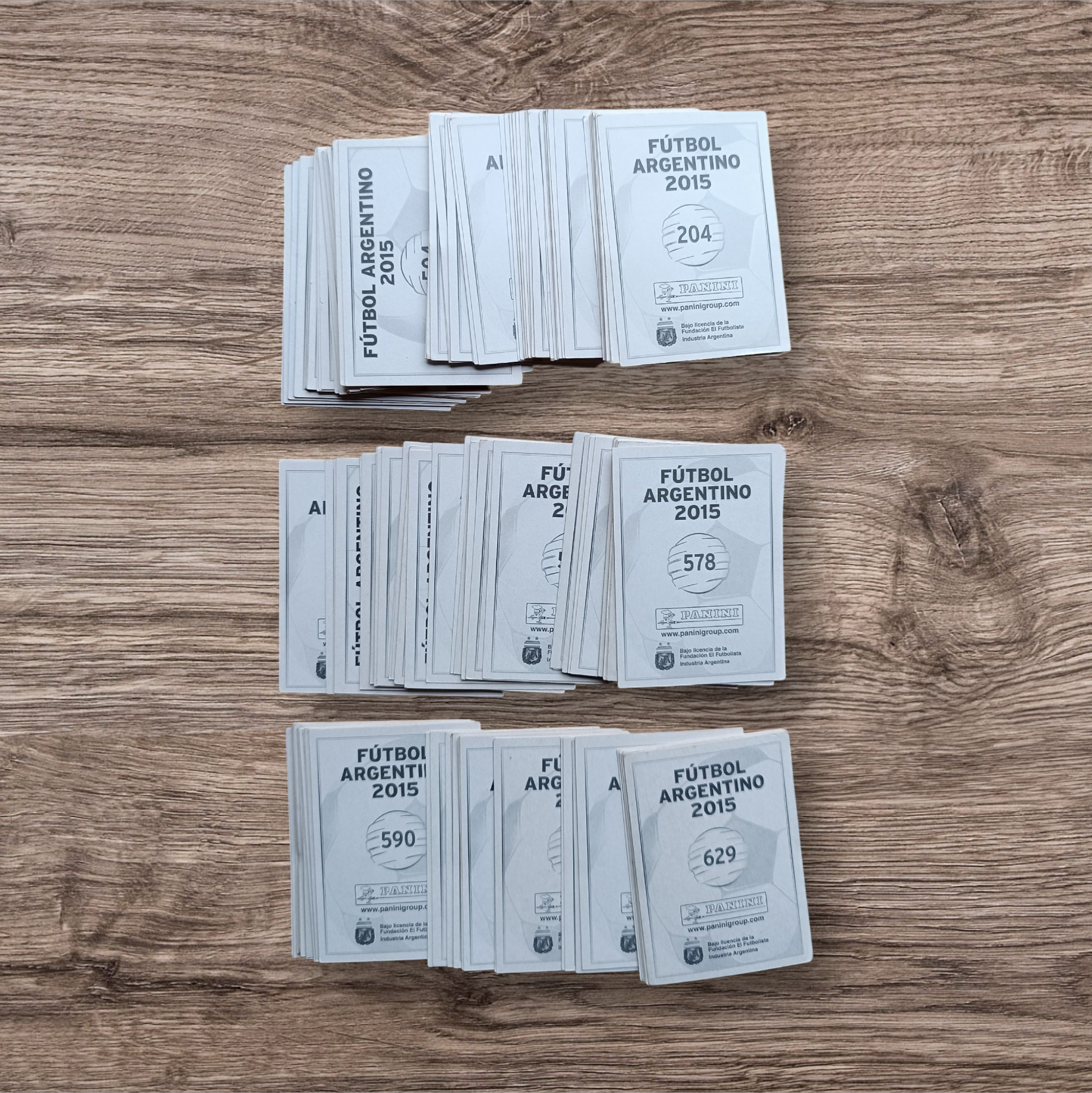 Lote 147 figuritas sin repetir Fútbol Argentino 2015