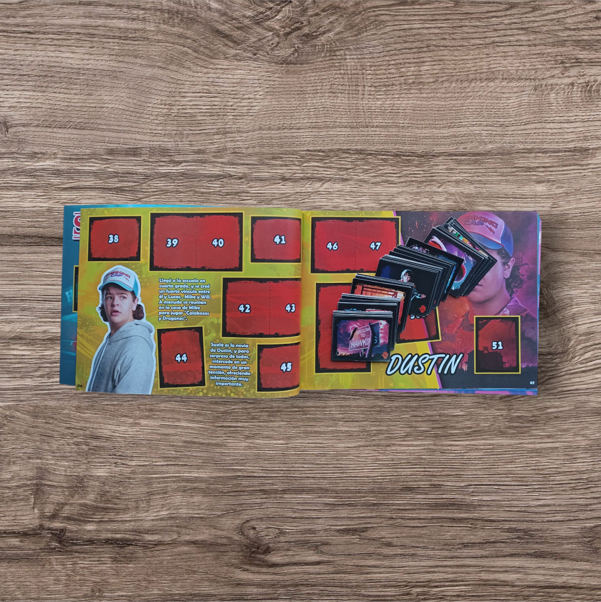 Álbum + 102 figuritas sin repetir Stranger Things