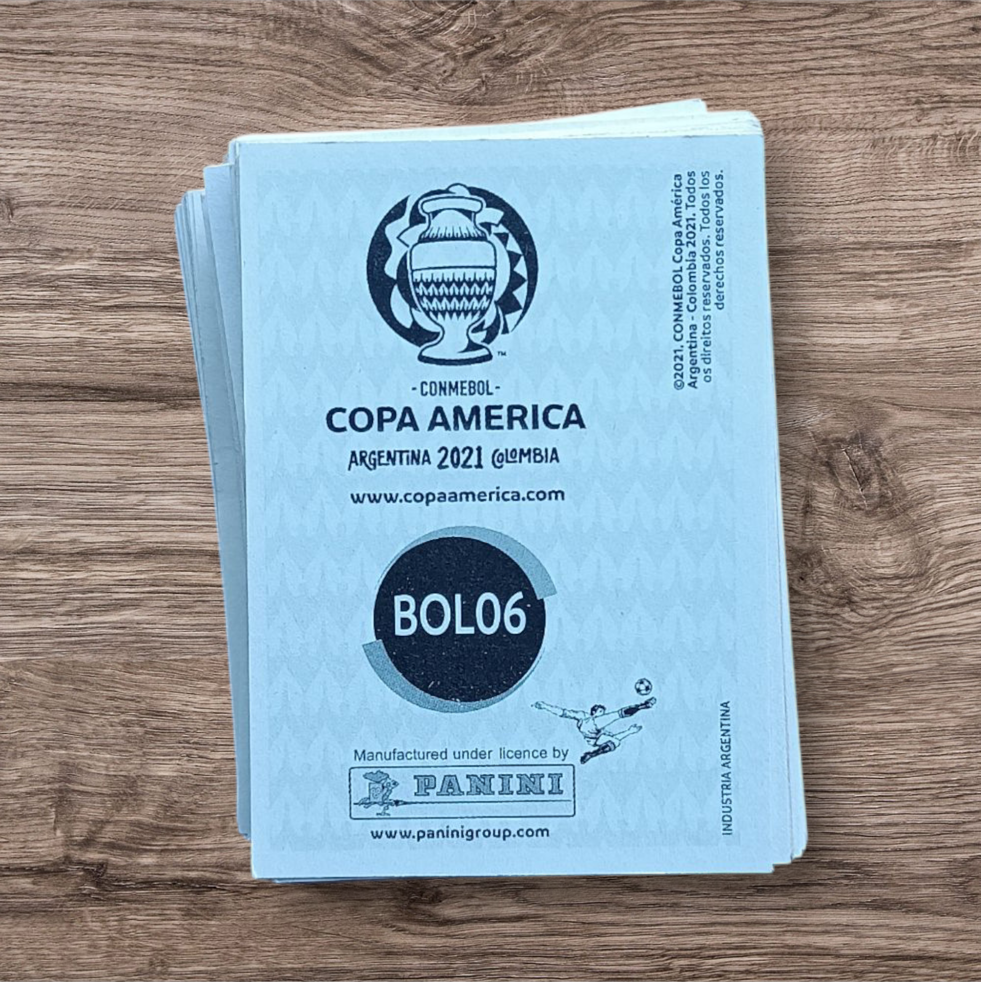 Lote 176 figuritas sin repetir Copa América 2021