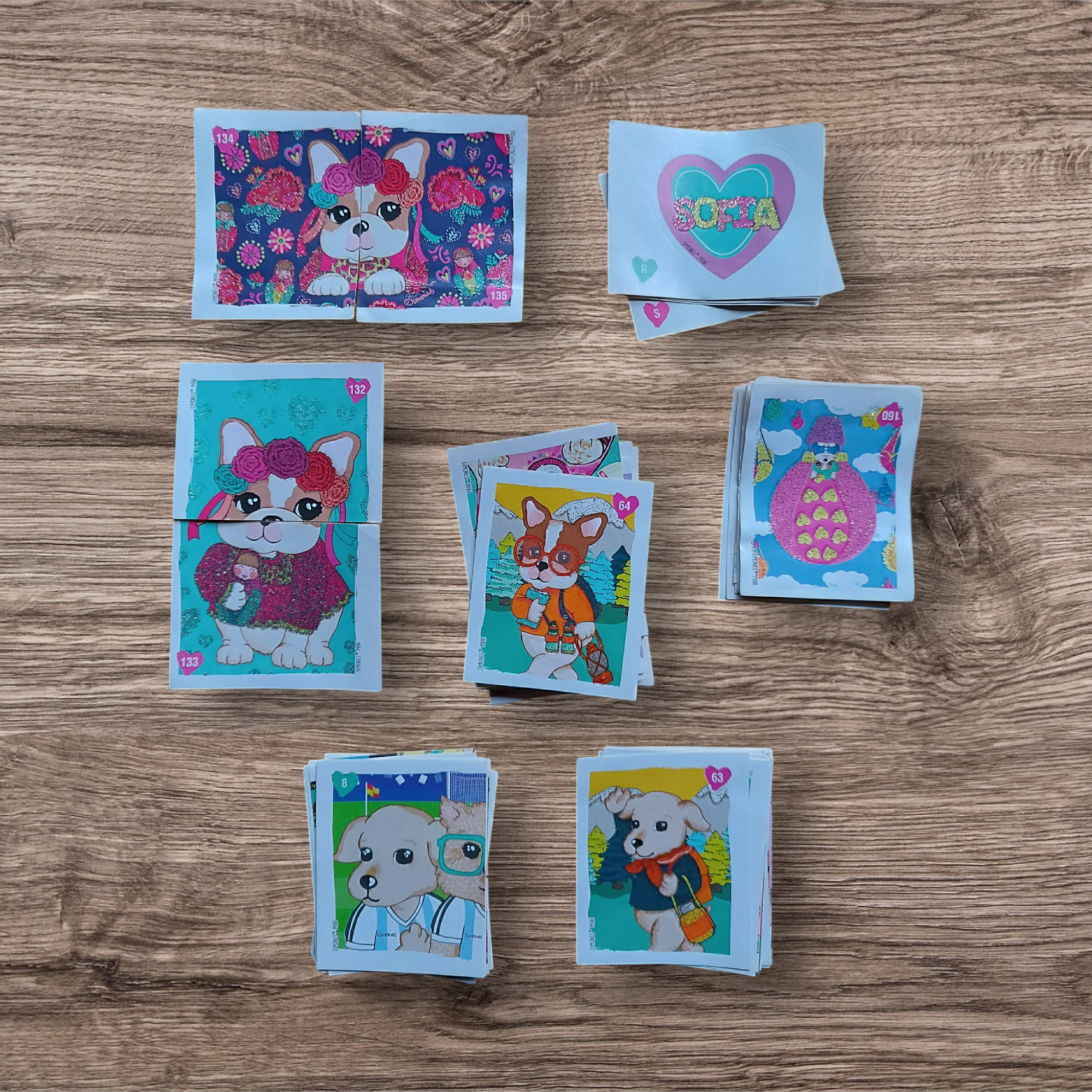 Lote 83 figuritas sin repetir Simones Mini