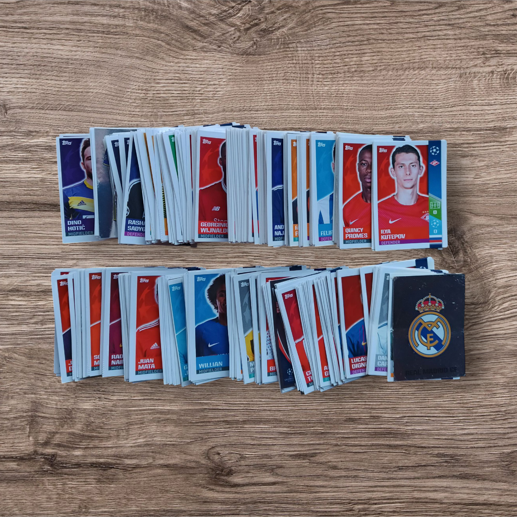 Lote 492 figuritas sin repetir Champions League 2017/18