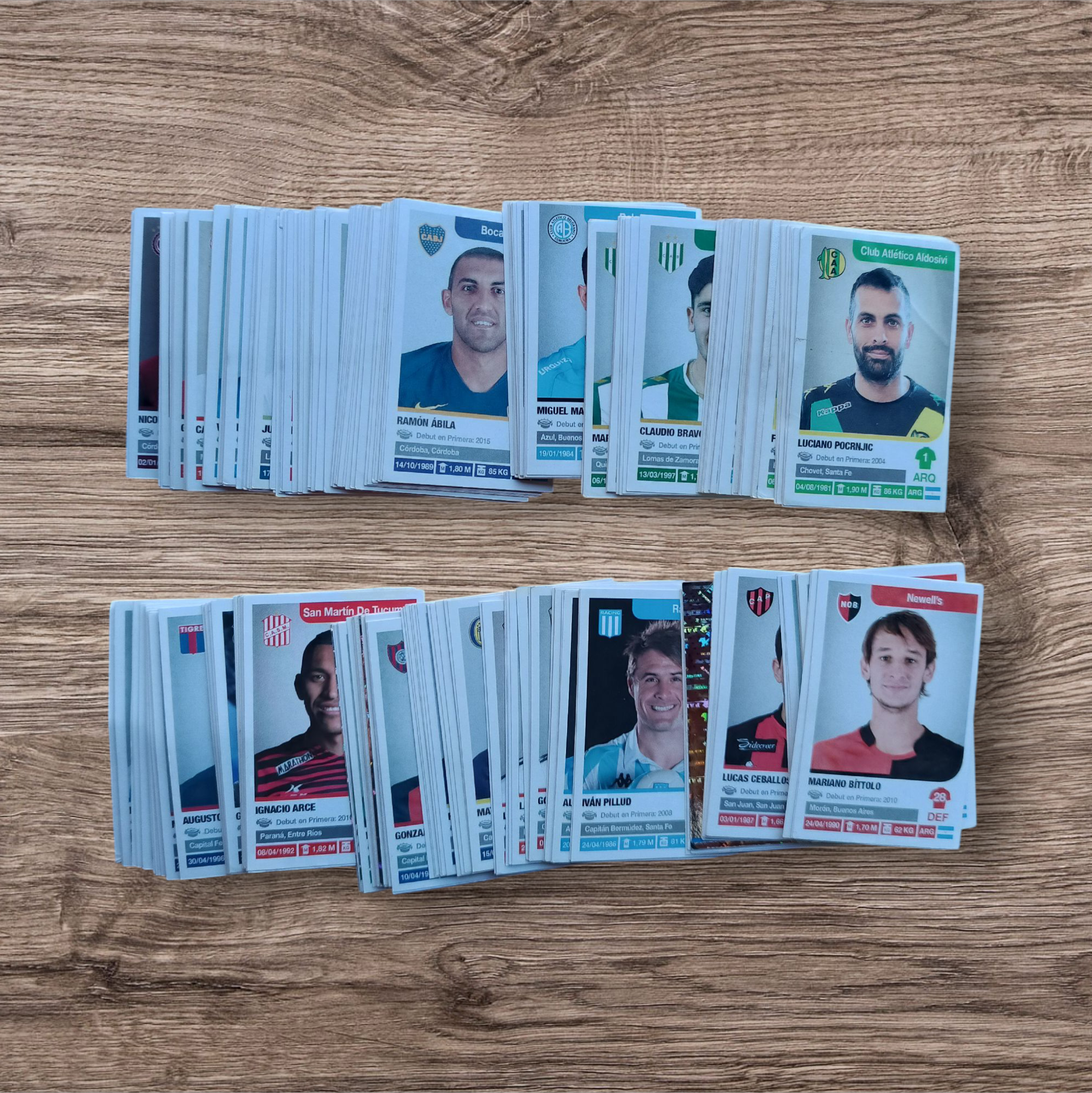 Lote 318 figuritas sin repetir Fútbol Argentino 2018/2019