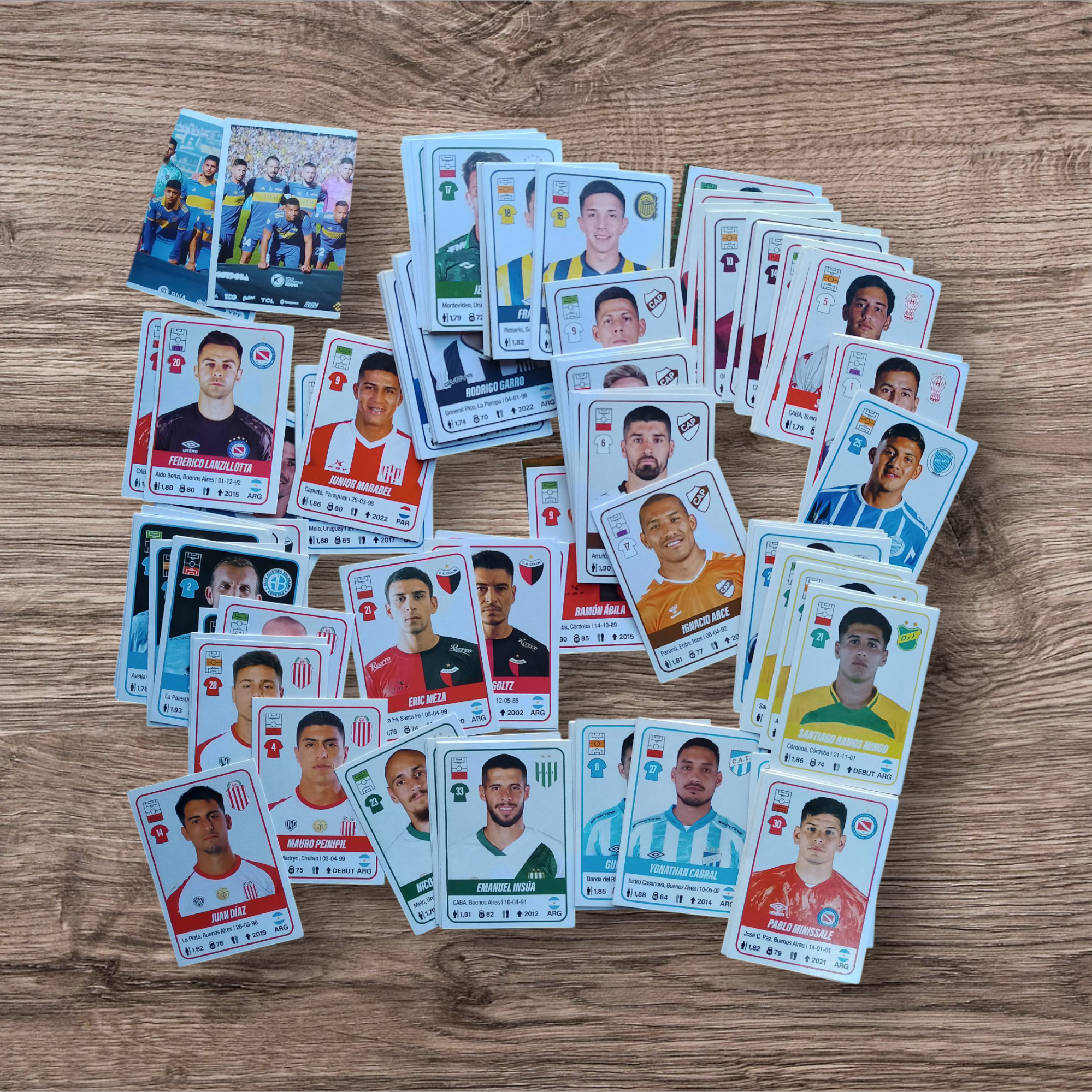 Lote 199 figuritas sin repetir Fútbol Argentino 2023