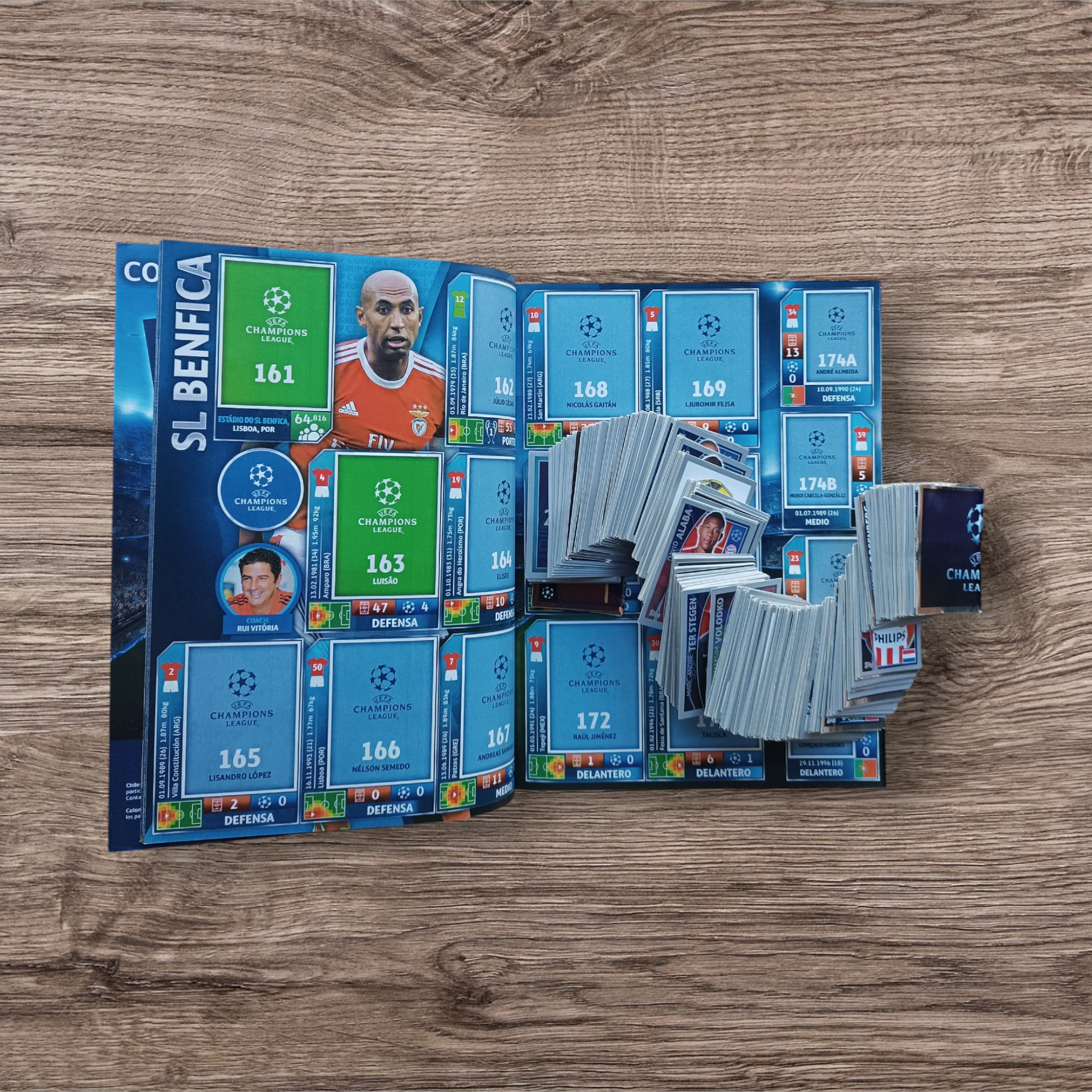 Álbum + 538 figuritas sin repetir Champions League 2015/2016