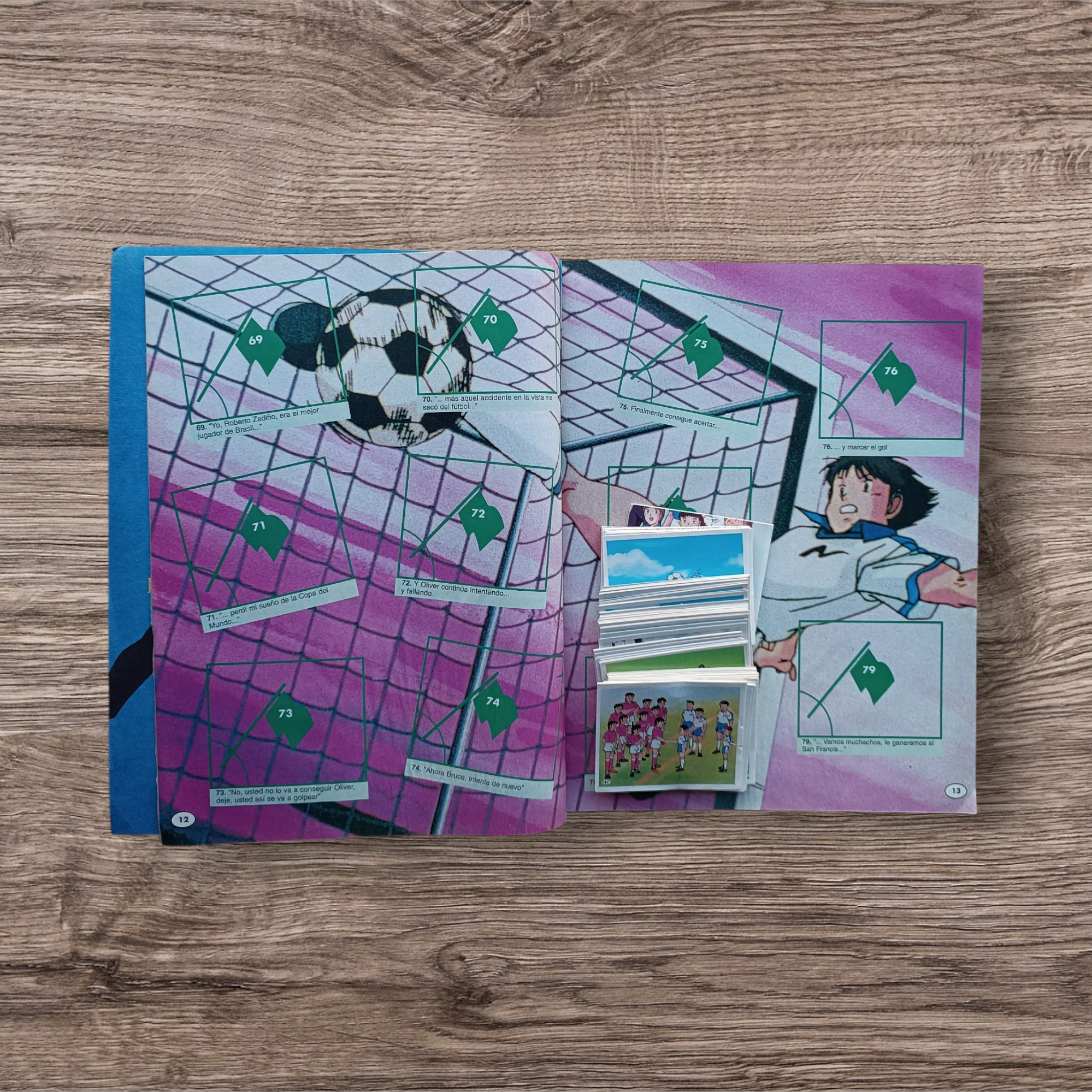 Álbum + 131 figuritas Super Campeones