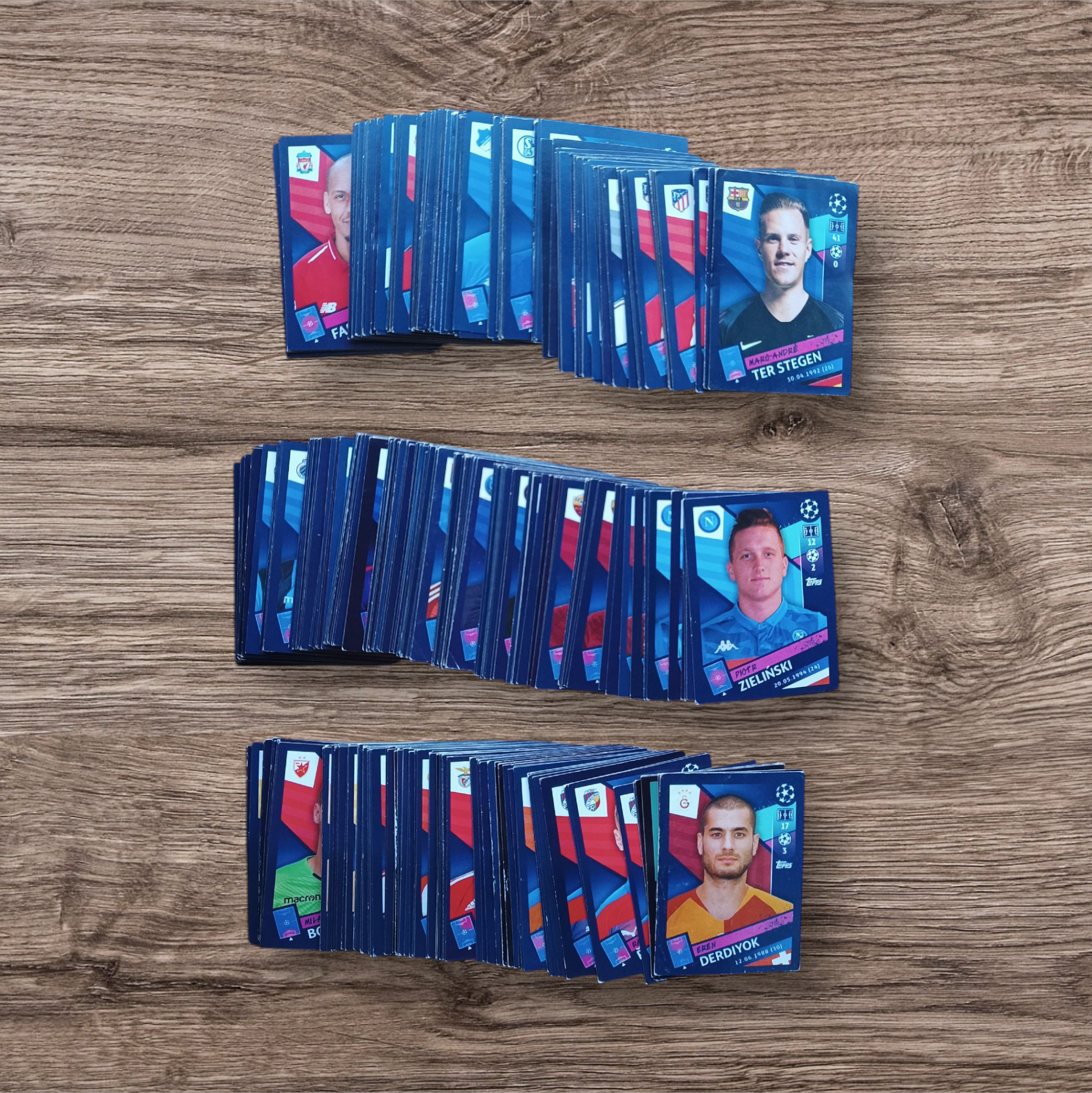 Lote 418 figuritas sin repetir Champions League 2018/2019