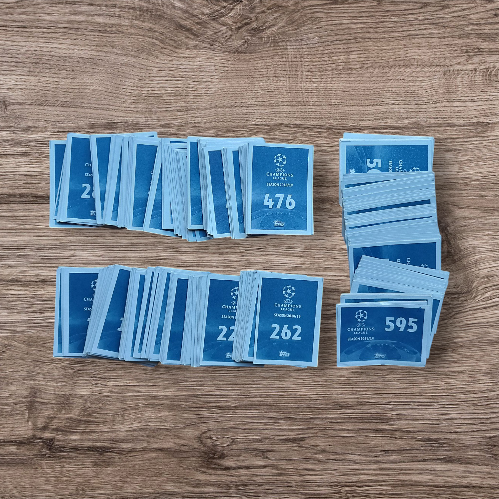 Lote 418 figuritas sin repetir Champions League 2018/2019