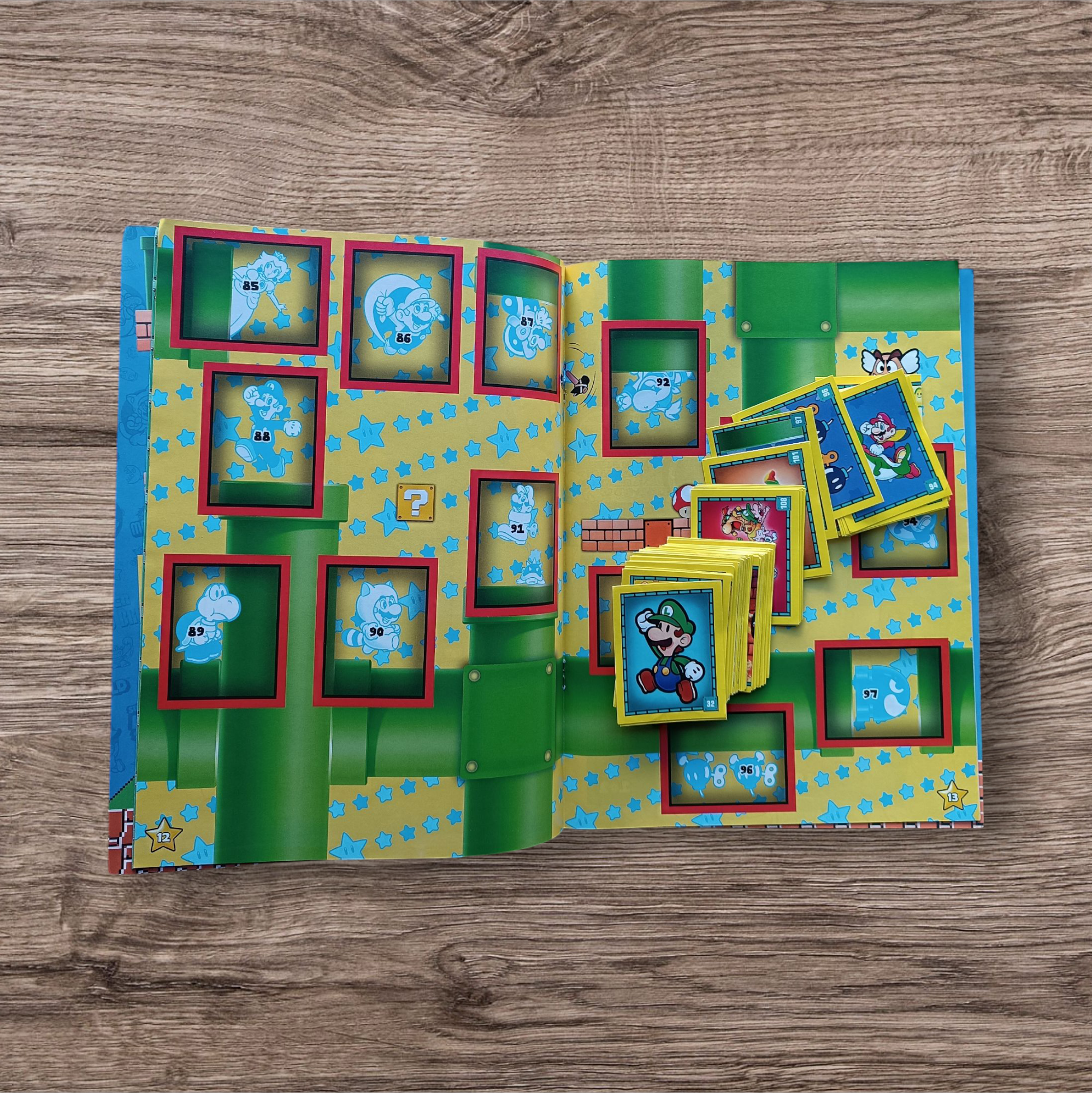 Álbum + 99 figuritas sin repetir Mario Bros