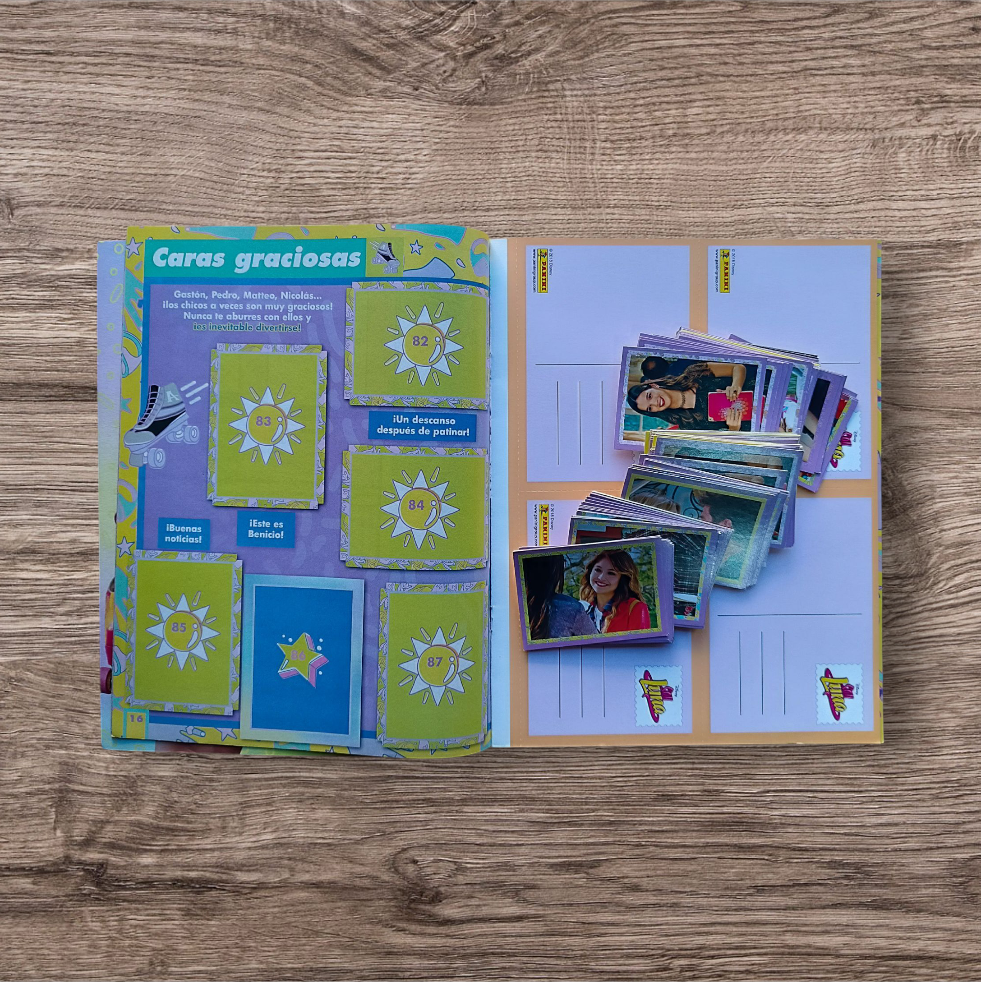 Álbum + 126 figuritas Soy Luna