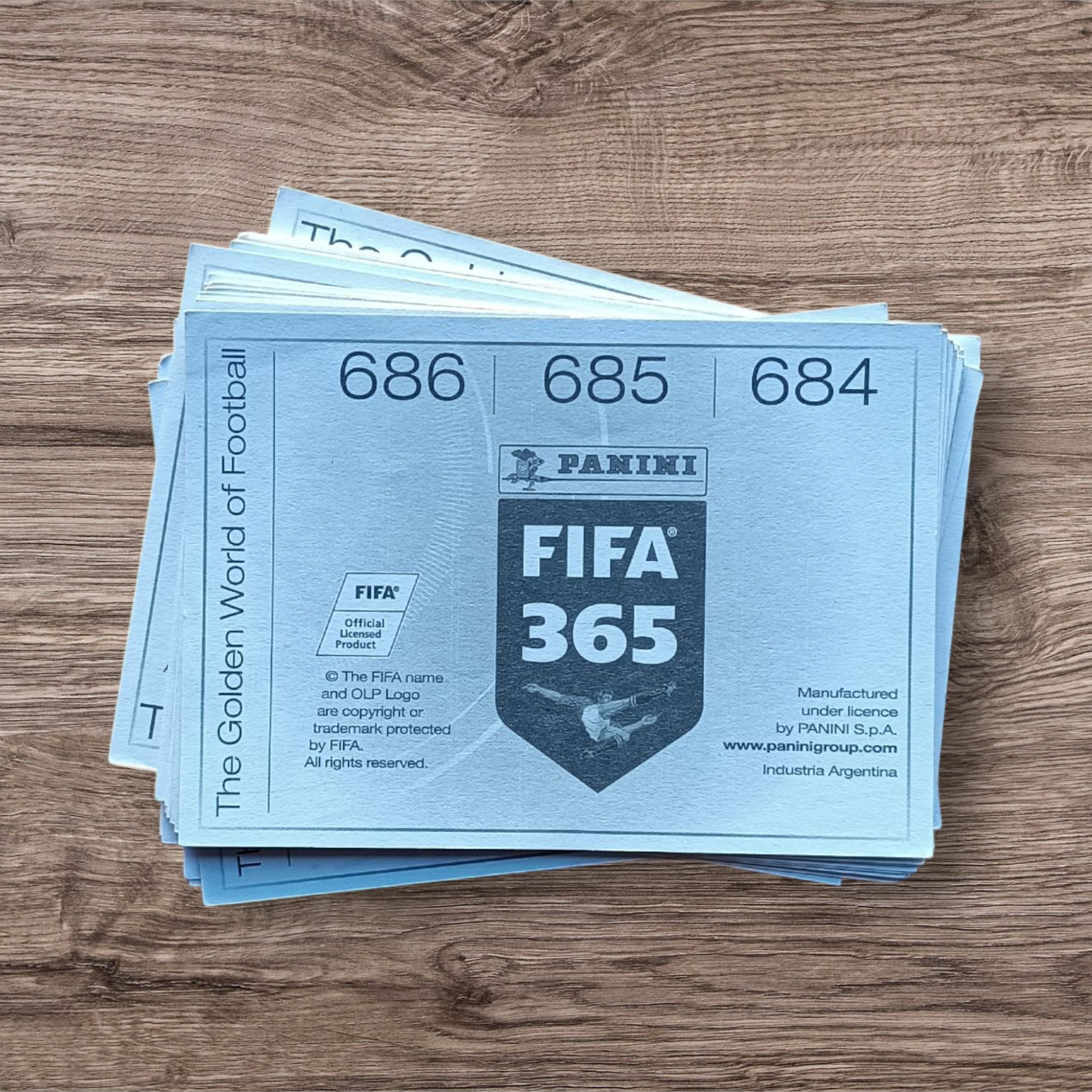 Lote 50 figuritas sin repetir FIFA 365