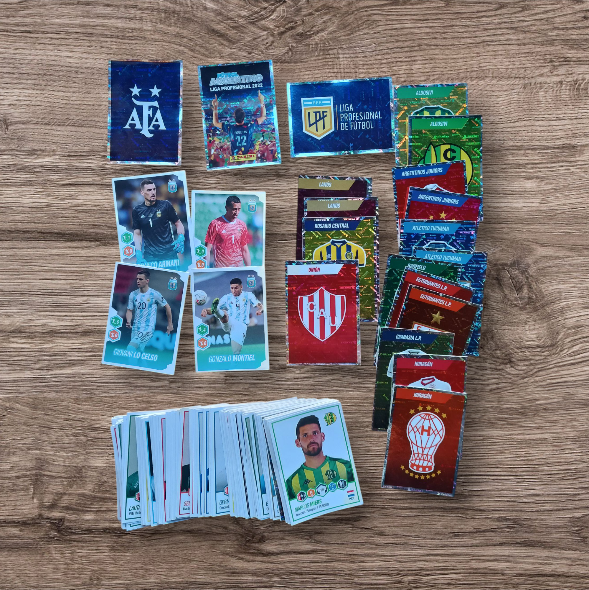 Lote 177 figuritas sin repetir Fútbol Argentino 2022