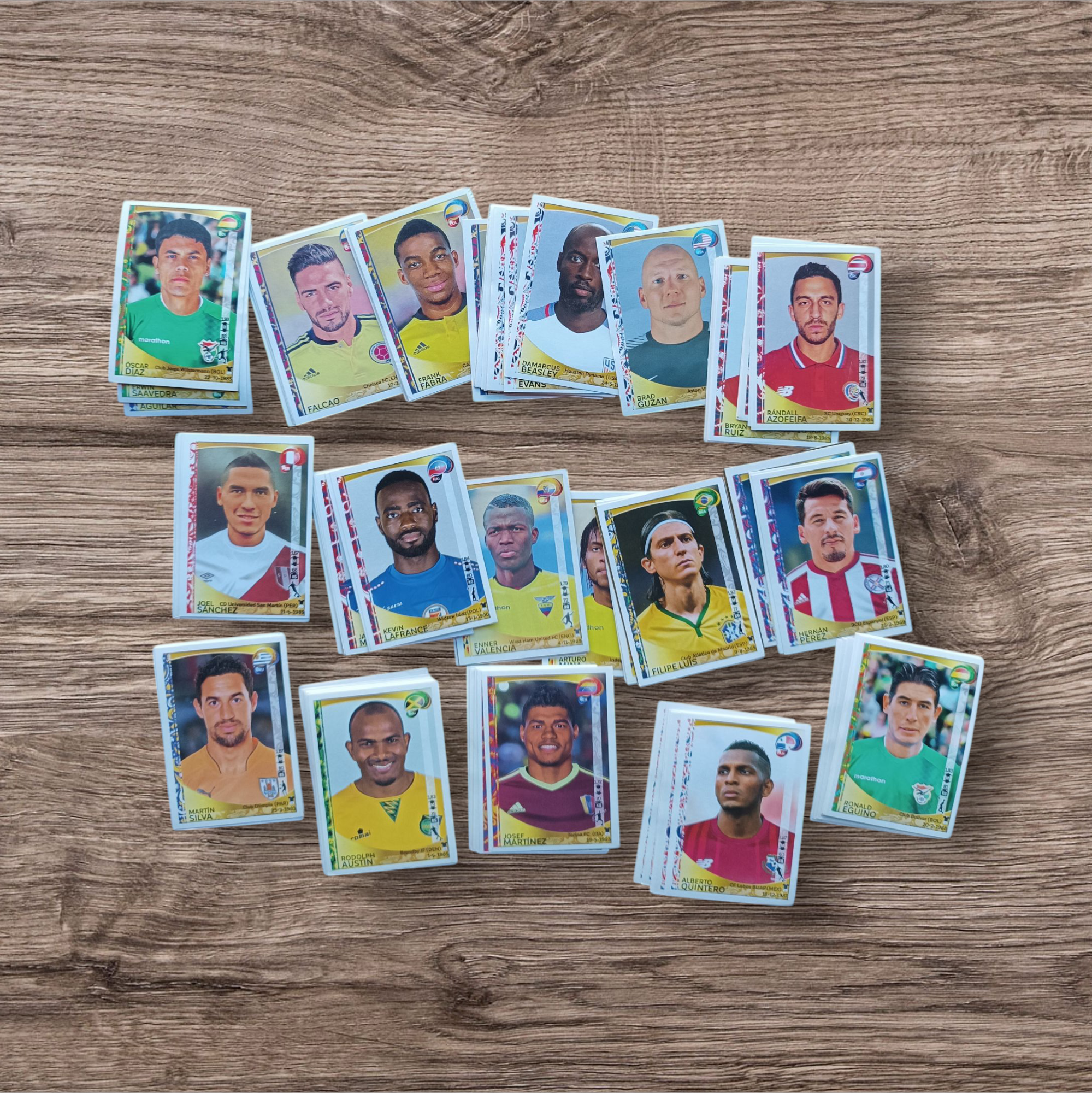 Lote 165 figuritas sin repetir Copa América Centenario 2016