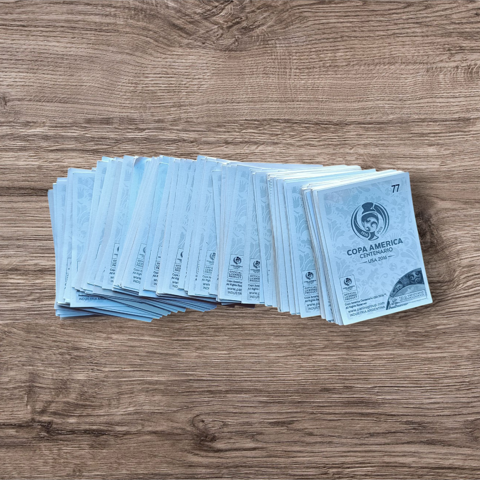 Lote 165 figuritas sin repetir Copa América Centenario 2016