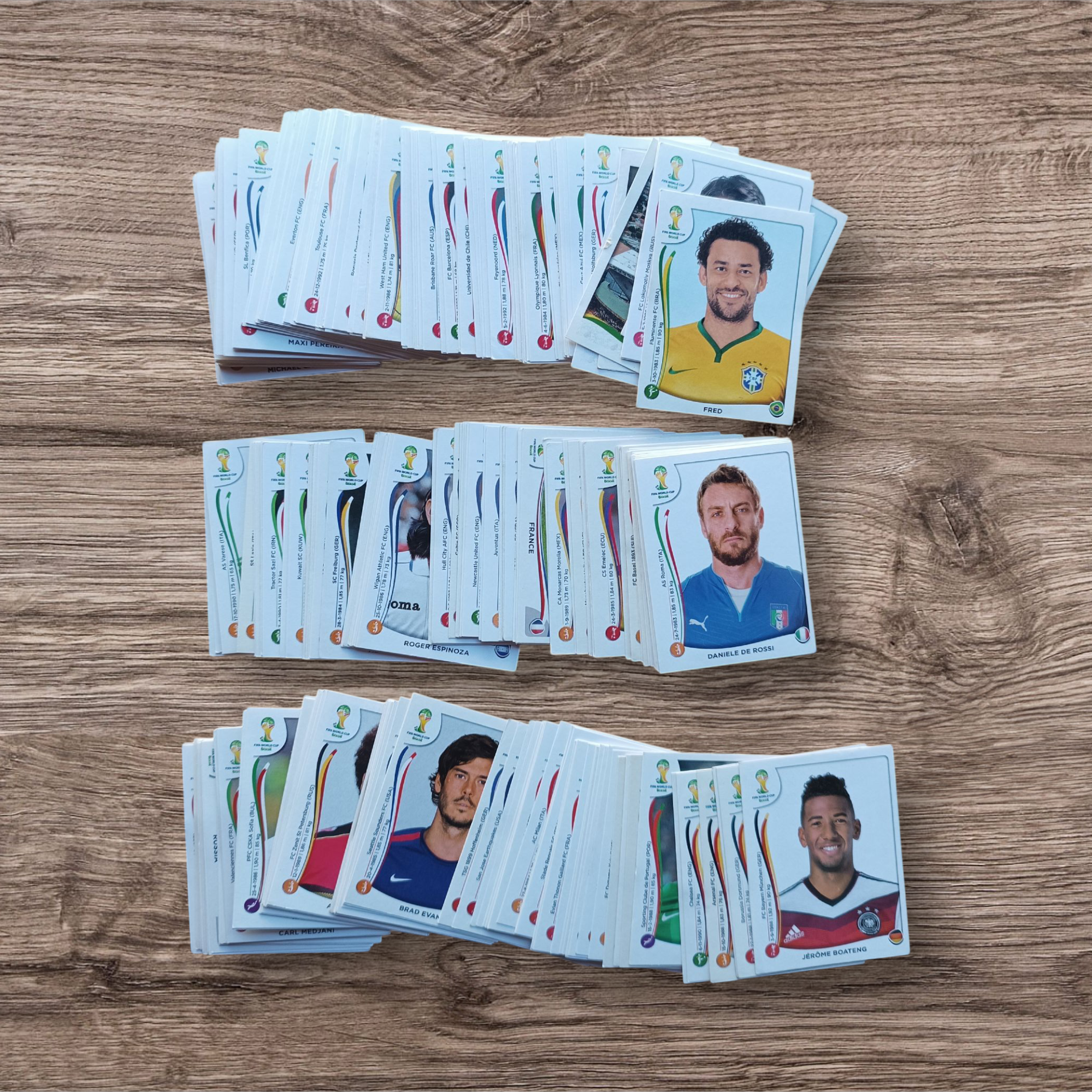 Lote 317 figuritas sin repetir Mundial Brasil 2014