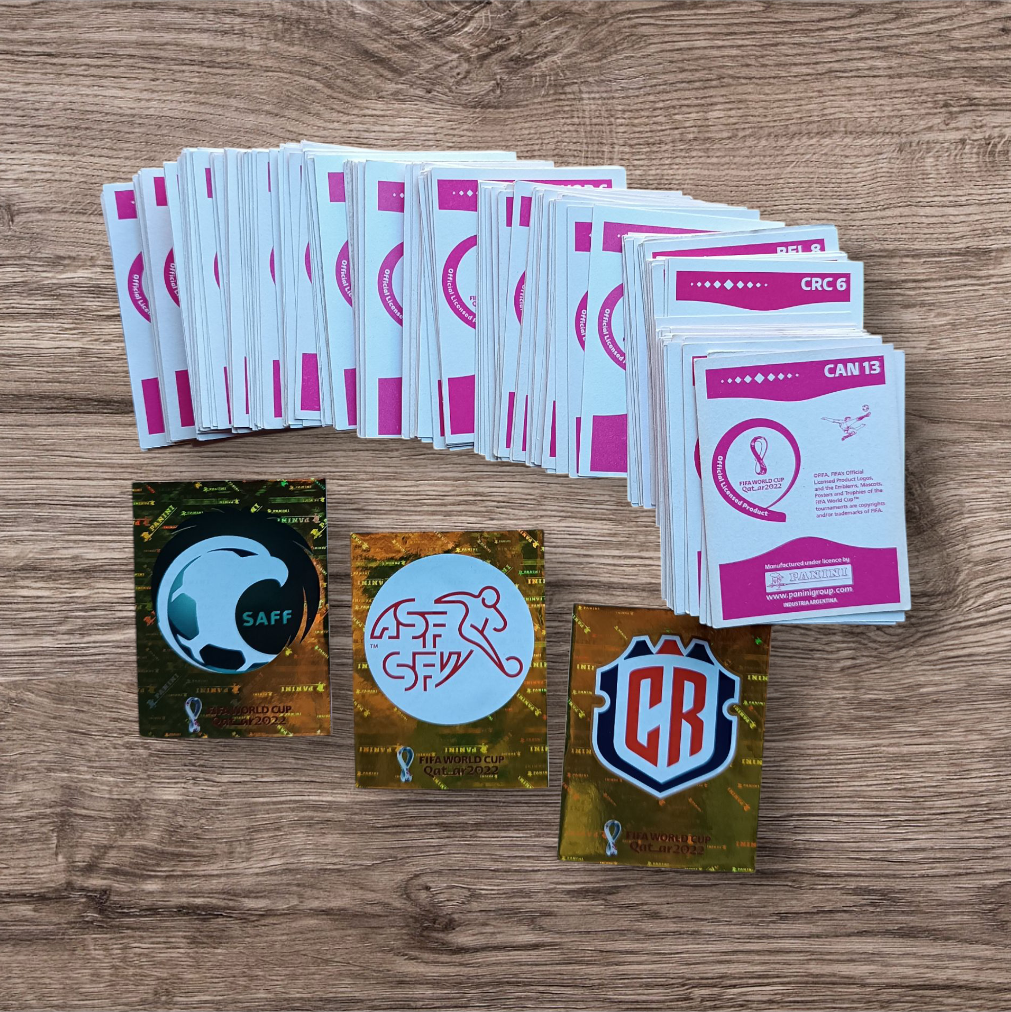 Lote 163 figuritas sin repetir Mundial Qatar 2022