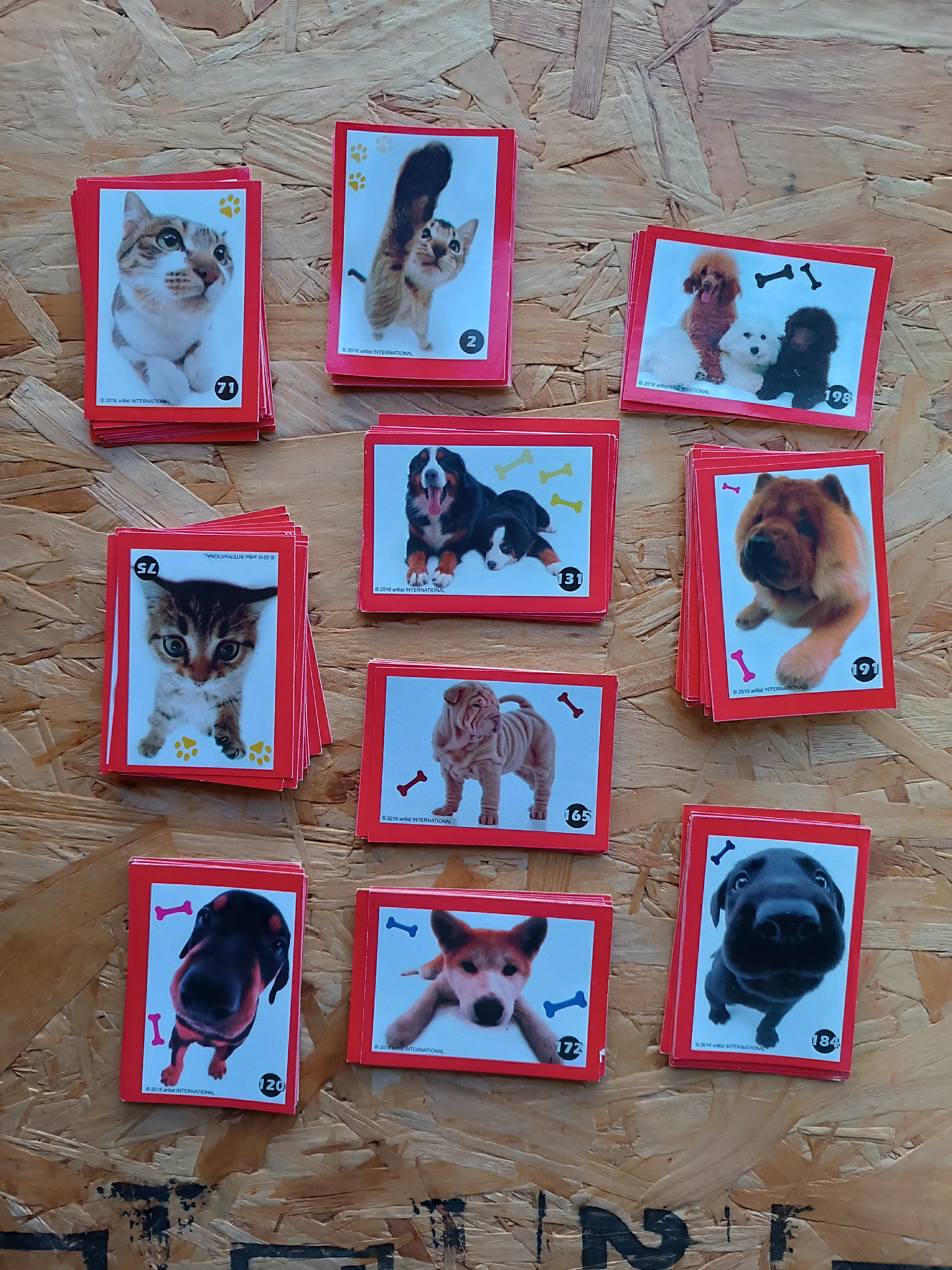 Lote 127 figuritas sin repetir The Dog